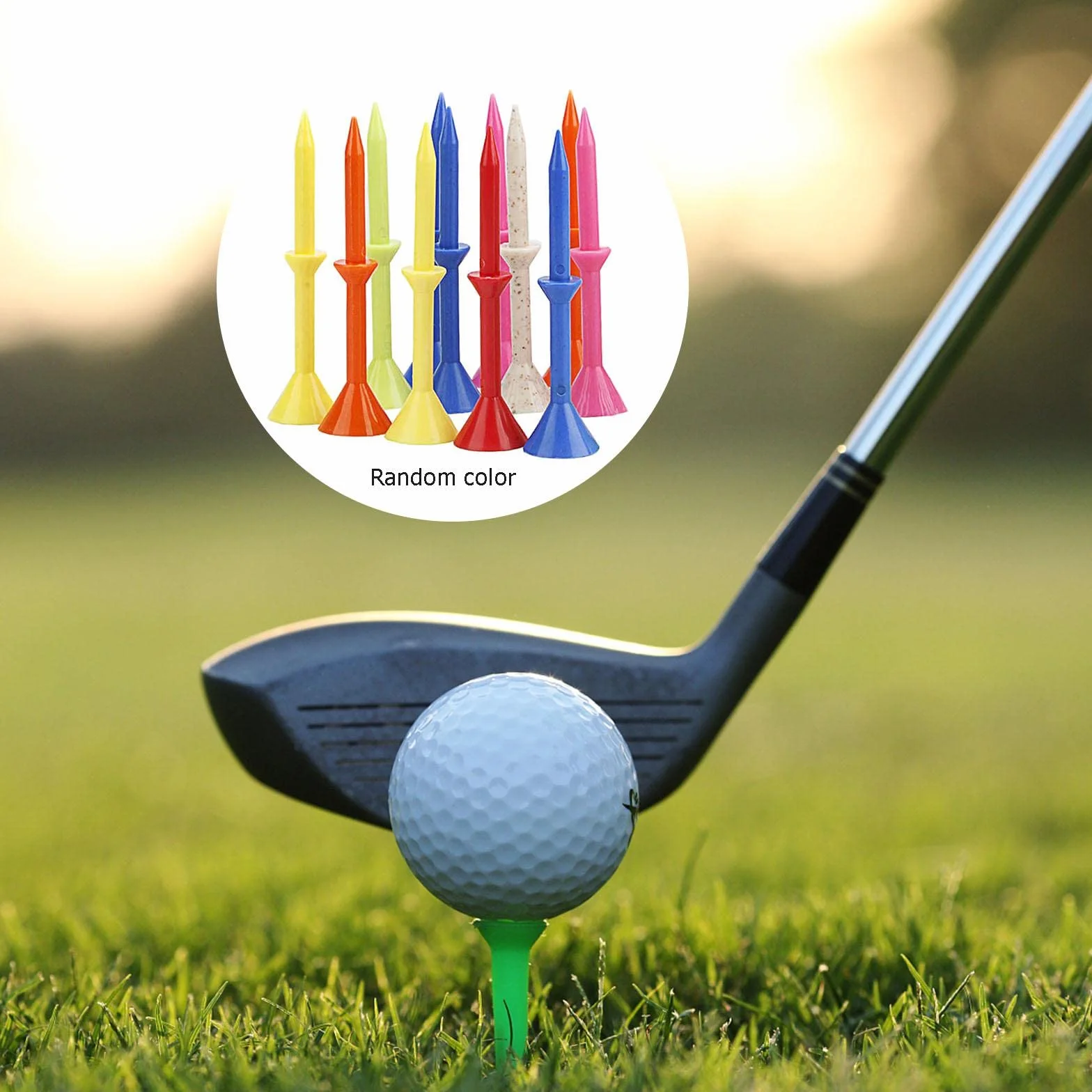 Profesjonalny tee do golfa w klinie plastikowy 12x Range 83mm