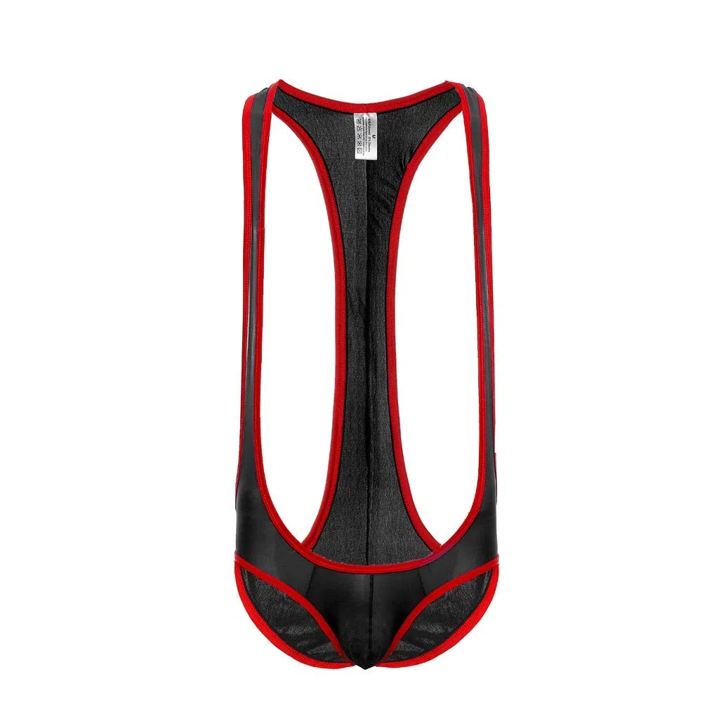 Body da uomo, sexy, mankini, traspirante, perizoma, biancheria intima wrestling singlet leotard da uomo, perizoma, slip, tuta elasticizzata