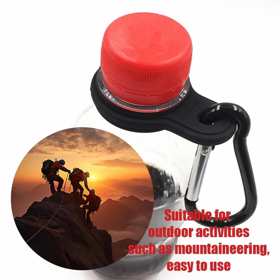 Clip Porta Bottiglia d'Acqua con Clip per Cintura Portabottiglie da Esterno 5 Pezzi