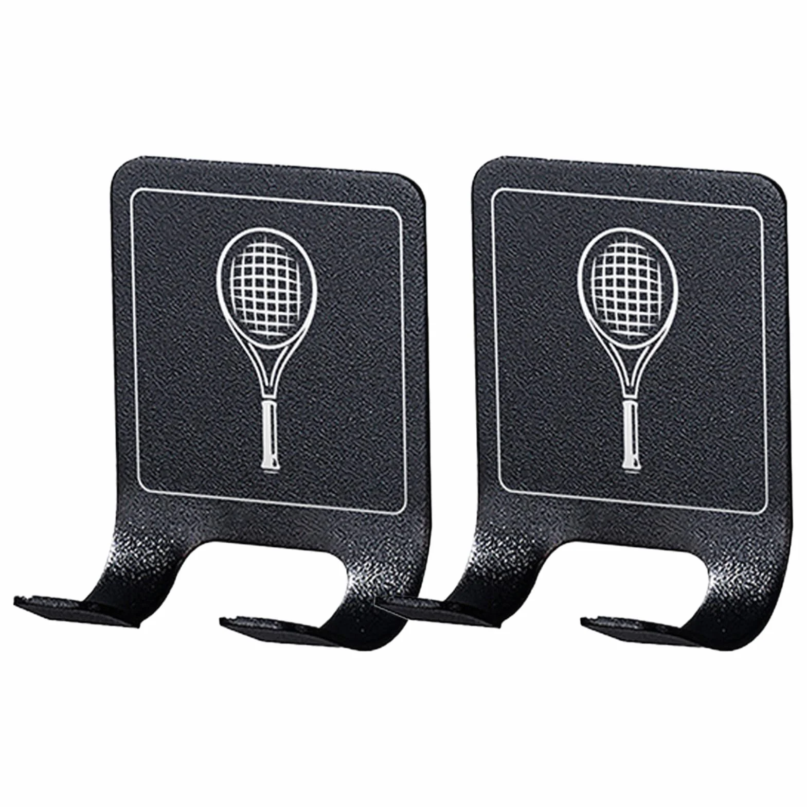 Supporto parete per racchetta da tennis 2 pezzi salvaspazio verticale