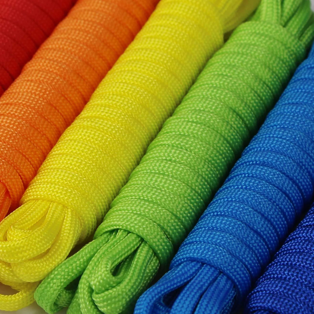 Kit per bracciali Paracord 10 Pezzi Corda da Paracadute per Sopravvivenza Fai da Te Outdoor Camping