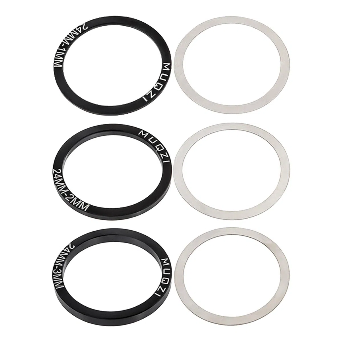 Amagogo 24/29/30mm 6 Pezzi Staffa ASSE Rondella Ciclismo Parte Movimento Centrale della Bicicletta Guarnitura Rondella Movimento Centrale Guarnizioni per BB86