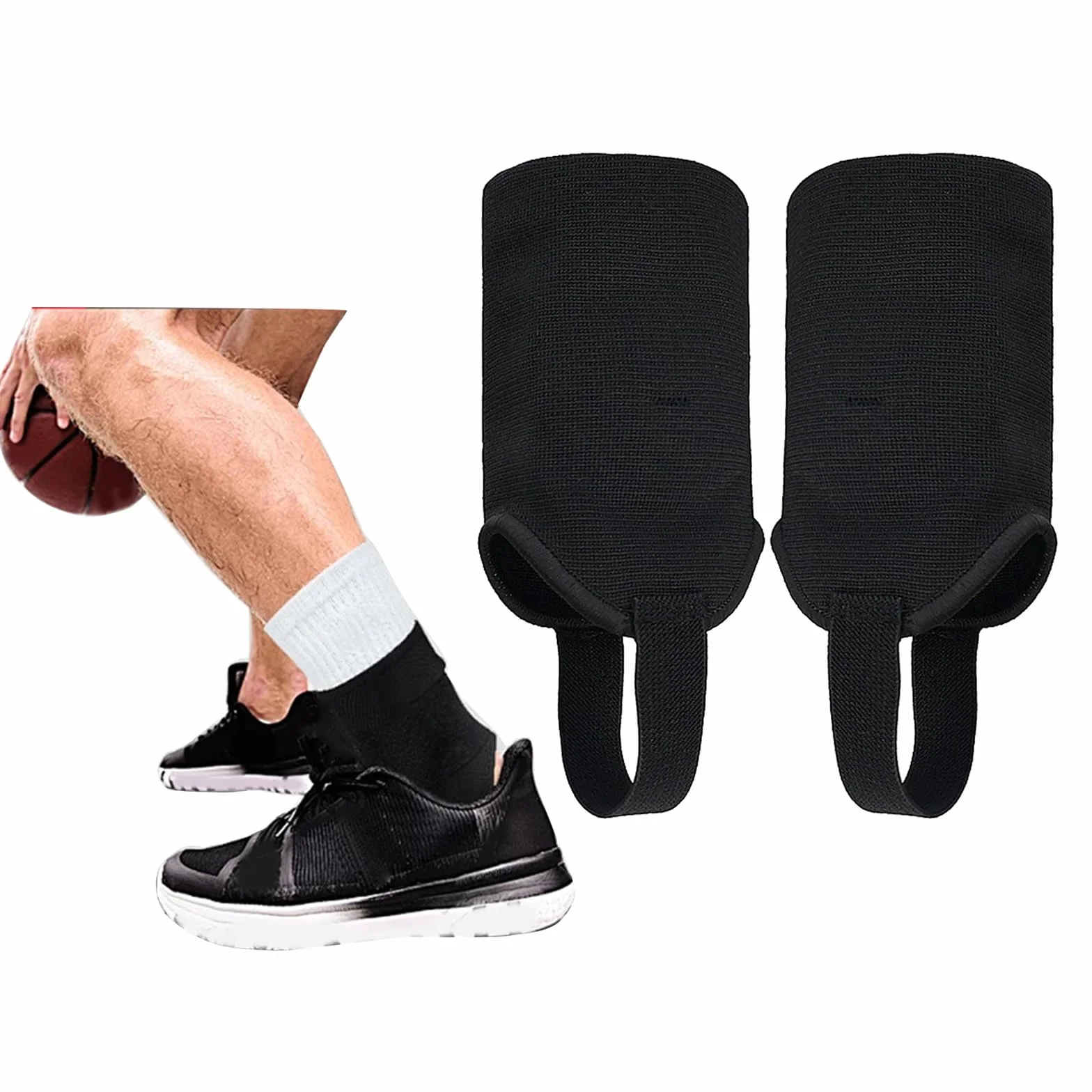 Calcio Caviglia Supporto Pad Per Calcio Calcio Pallavolo Doppio Lato Caviglia Protezioni Pad Calcio Caviglia Guard Protector