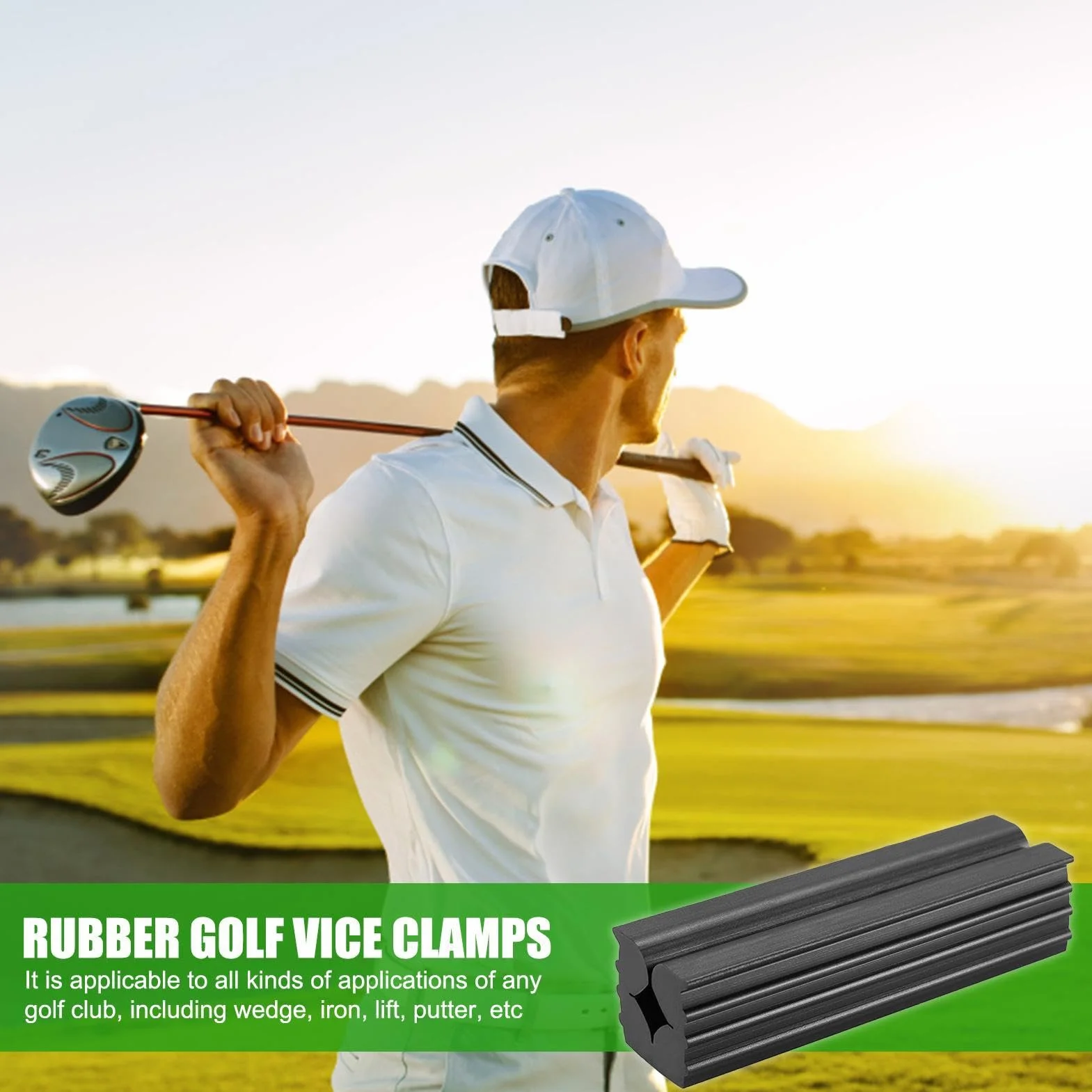 Golf Morsetto in Gomma Spessa per Morse, Driver, Cunei, Ferri, Putter Riparazione
