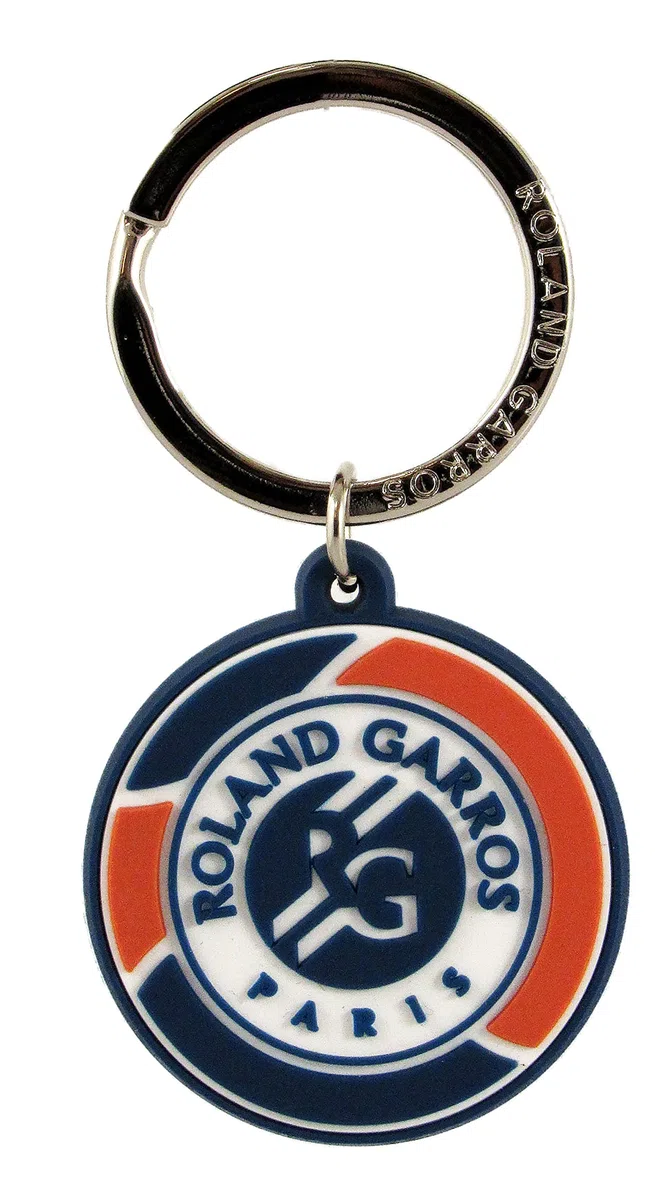 Roland Garros Portachiavi collezione ufficiale Tennis, multicolore, Taglia Unica