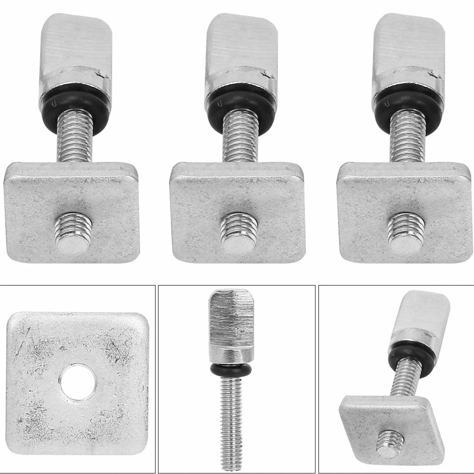 Viti per pinna di coda per tavola da surf in acciaio inox M4/M5 19mm 3 pezzi