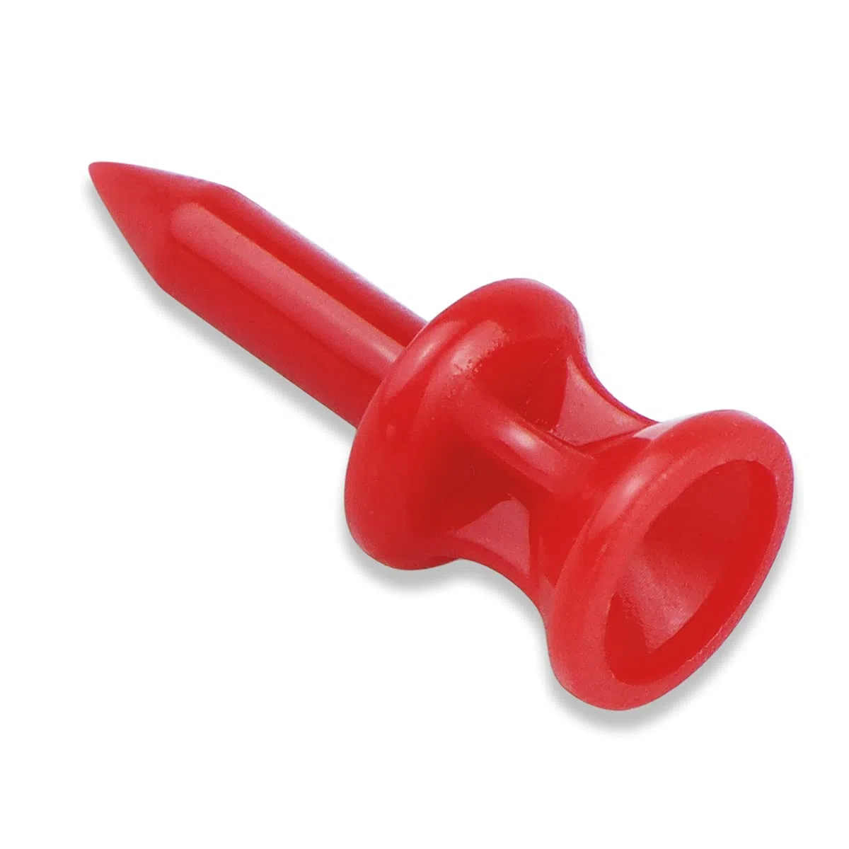 Tee Golf Plastica 100 Pezzi Rosso 32mm