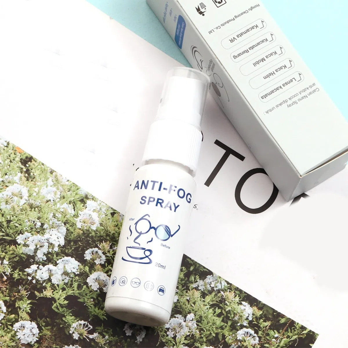 Spray Antiappannante Occhialini Piscina - 20ml Spray Antiappannamento per Occhiali E Visiere | Detergente Antiappannante per Occhiali | per Occhiali Lens, Occhiali, Maschere Sci, Occhiali da Sole
