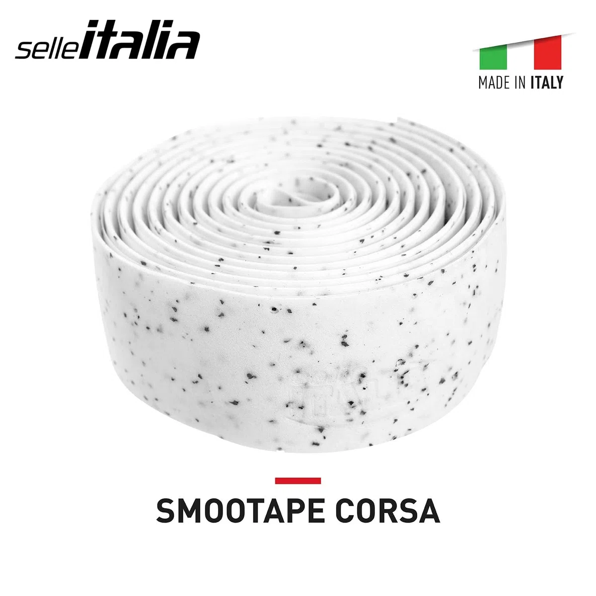 Selle Italia SMOOTAPE CORSA - Nastro Manubrio Bici da Corsa in EVA e Sughero - Pack da 2 Nastri, Bianco