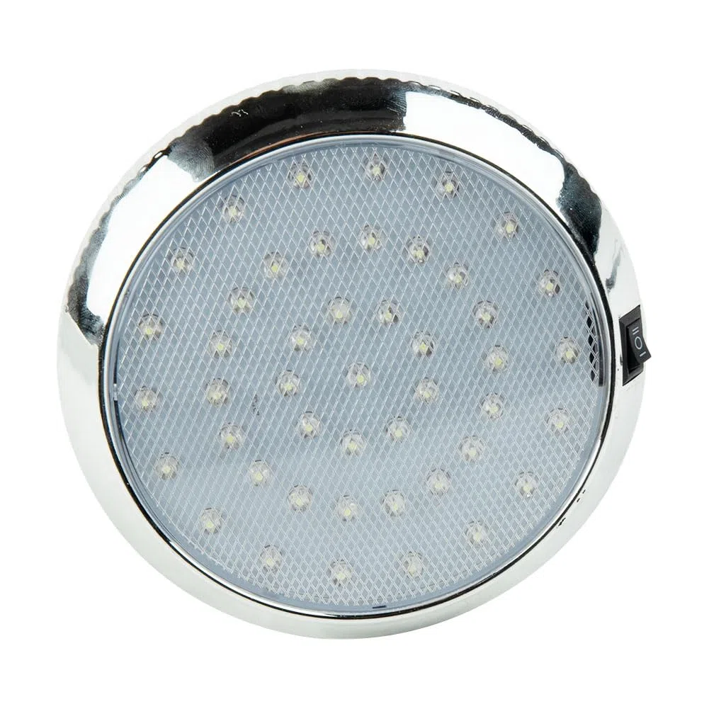 Luce Soffitto 12V 46 LED auto caravan interne ON/OFF - Luci per camper, roulotte, rimorchi, barche, veicoli marini