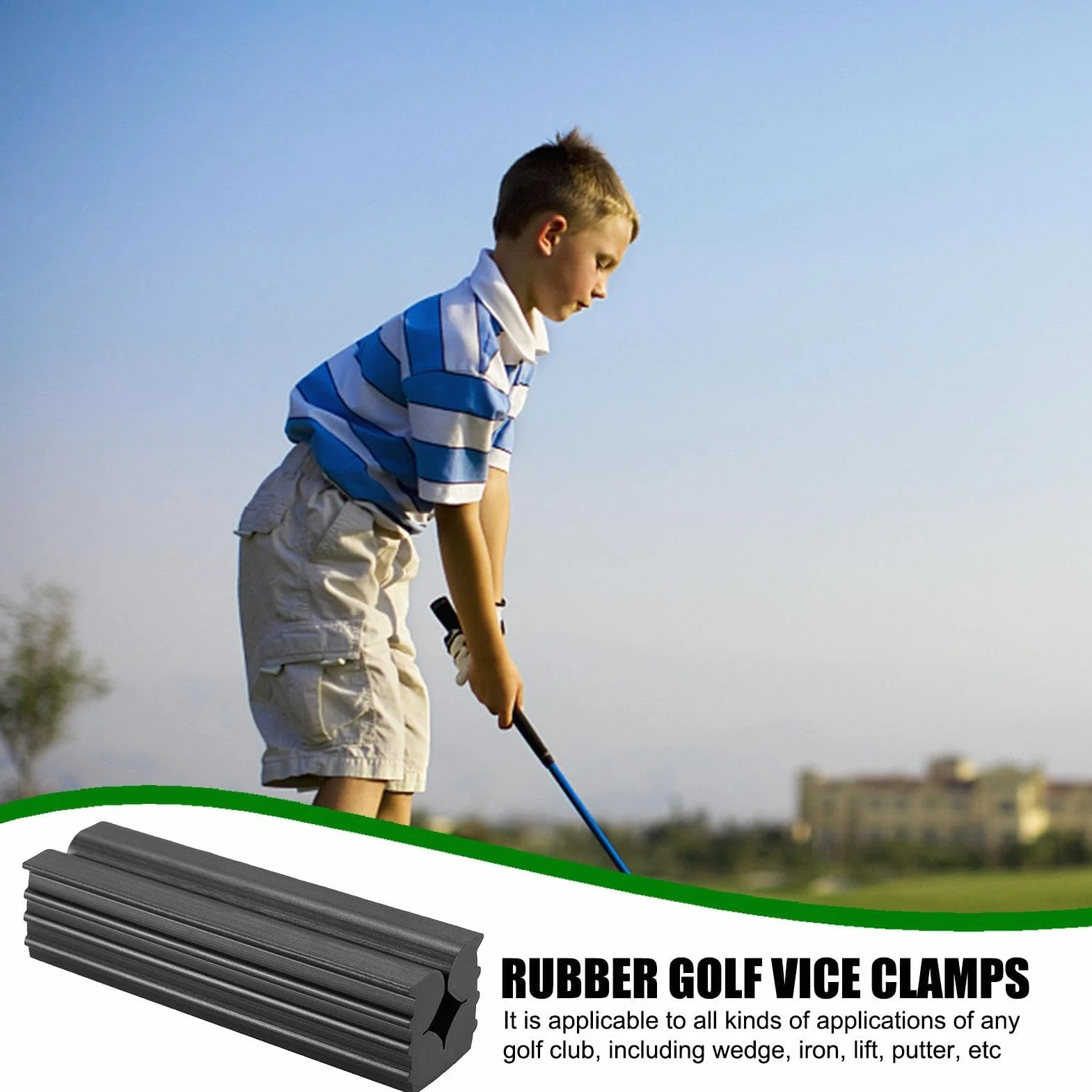 Golf Morsetto in Gomma Spessa per Morse, Driver, Cunei, Ferri, Putter Riparazione