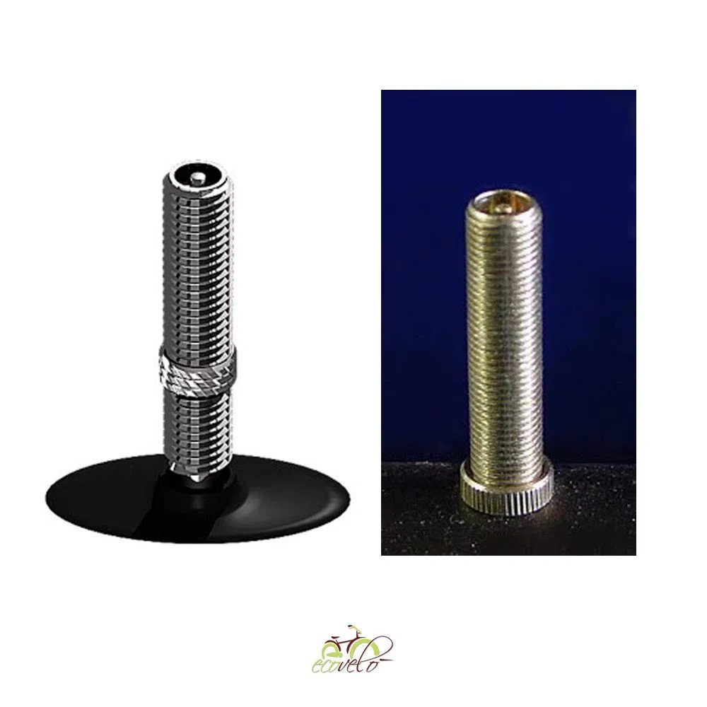 ECA26AMD COPPIA 2 CAMERE D'ARIA 26 x 1.75/1.90/2.125 CON VALVOLA SCHRADER AMERICA PER MTB CITY MOUNTAIN BIKE BICI BICICLETTA
