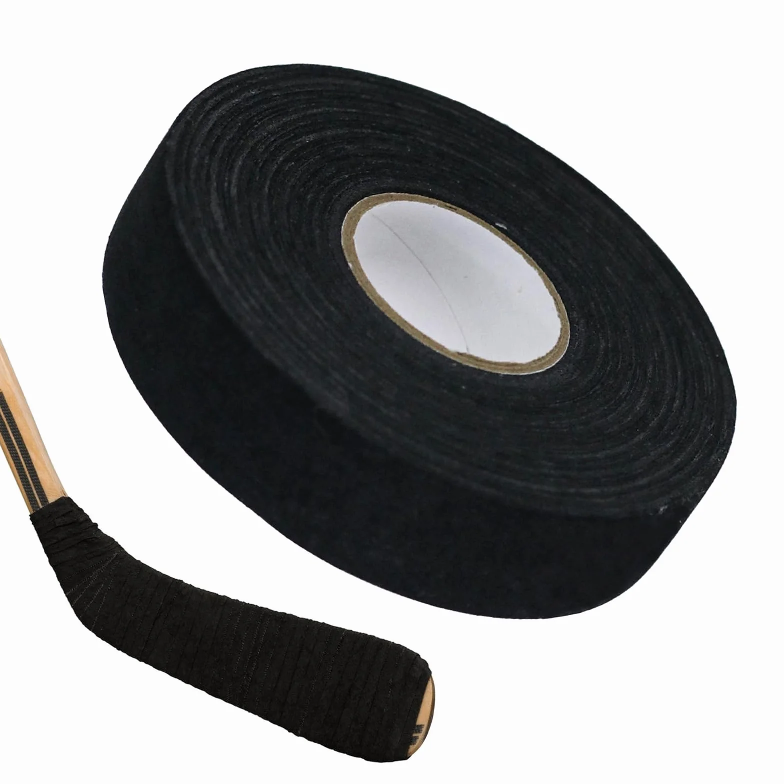 Nastro di presa per bastone da hockey | 2,5 cm x 25 m involucro adesivo, impugnatura antiscivolo e impermeabile per racchetta, per hockey, baseball, softball, racchetta e golf