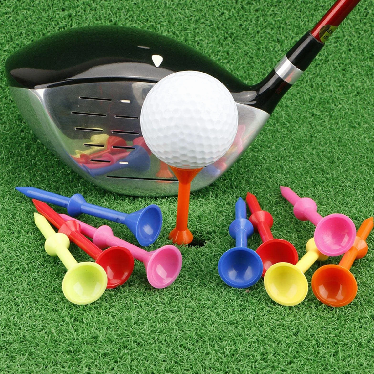 Profesjonalny tee do golfa w klinie plastikowy 12x Range 83mm