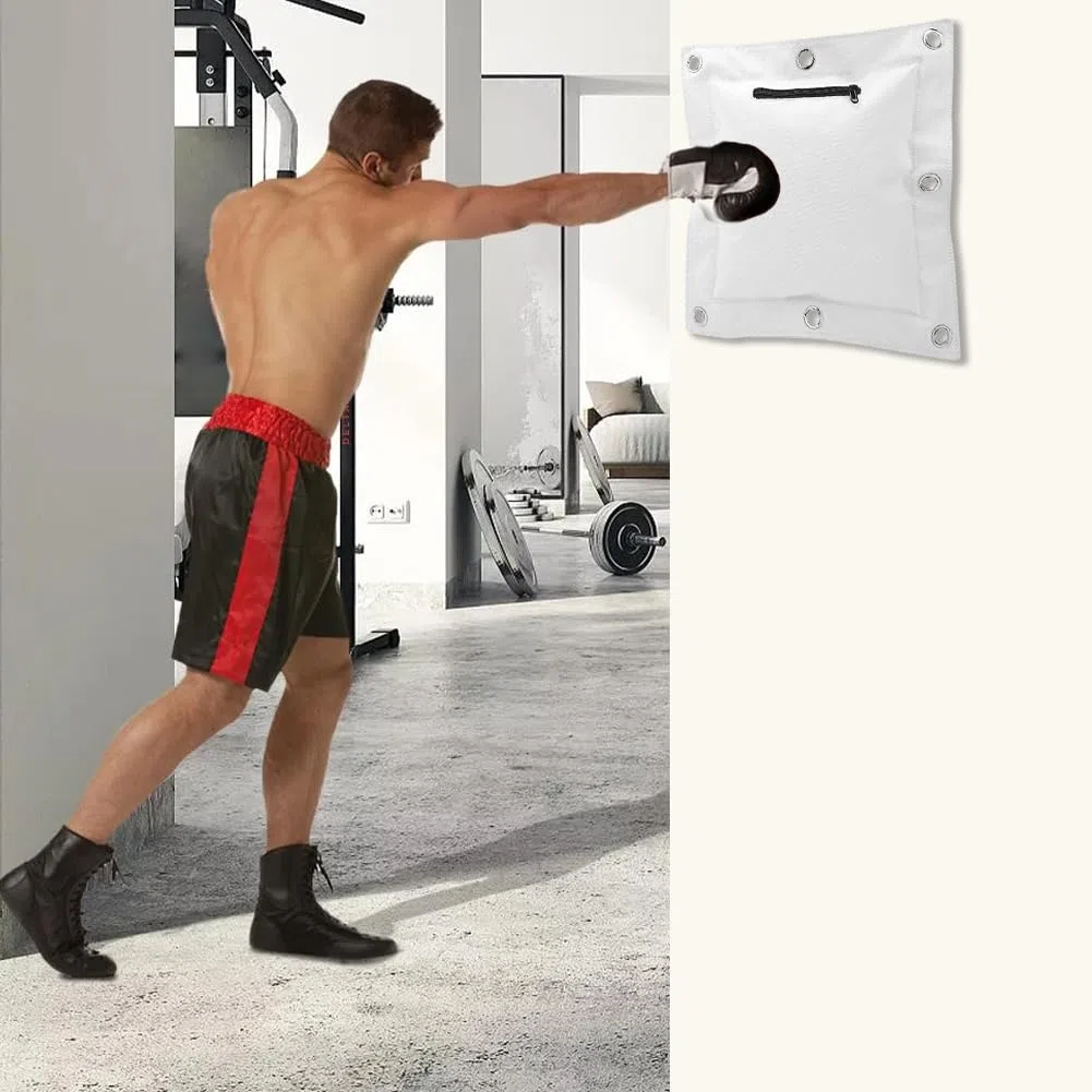 Joyzan Wing Chun Borsa da Boxe, Sacchetto Di Punch Wing Chun Borse Parete in Tela Cuscino Impatto Sacco Sabbia Muro Pad Attrezzatura per Allenamento di Arti Marziali Kung Fu Muay Thai Sanda Praticanti