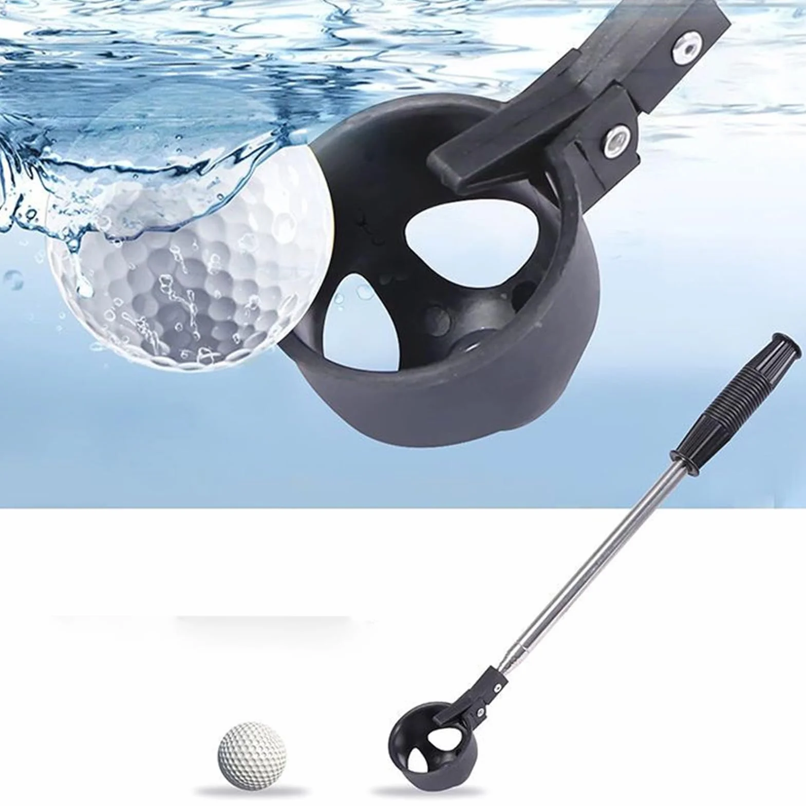 Generico Golf Ball Retriever Heavy Duty Telescopic Grabber Tool Water Reach Accessory Outdoor Sports Equipment Long Distance Retrieval Aid