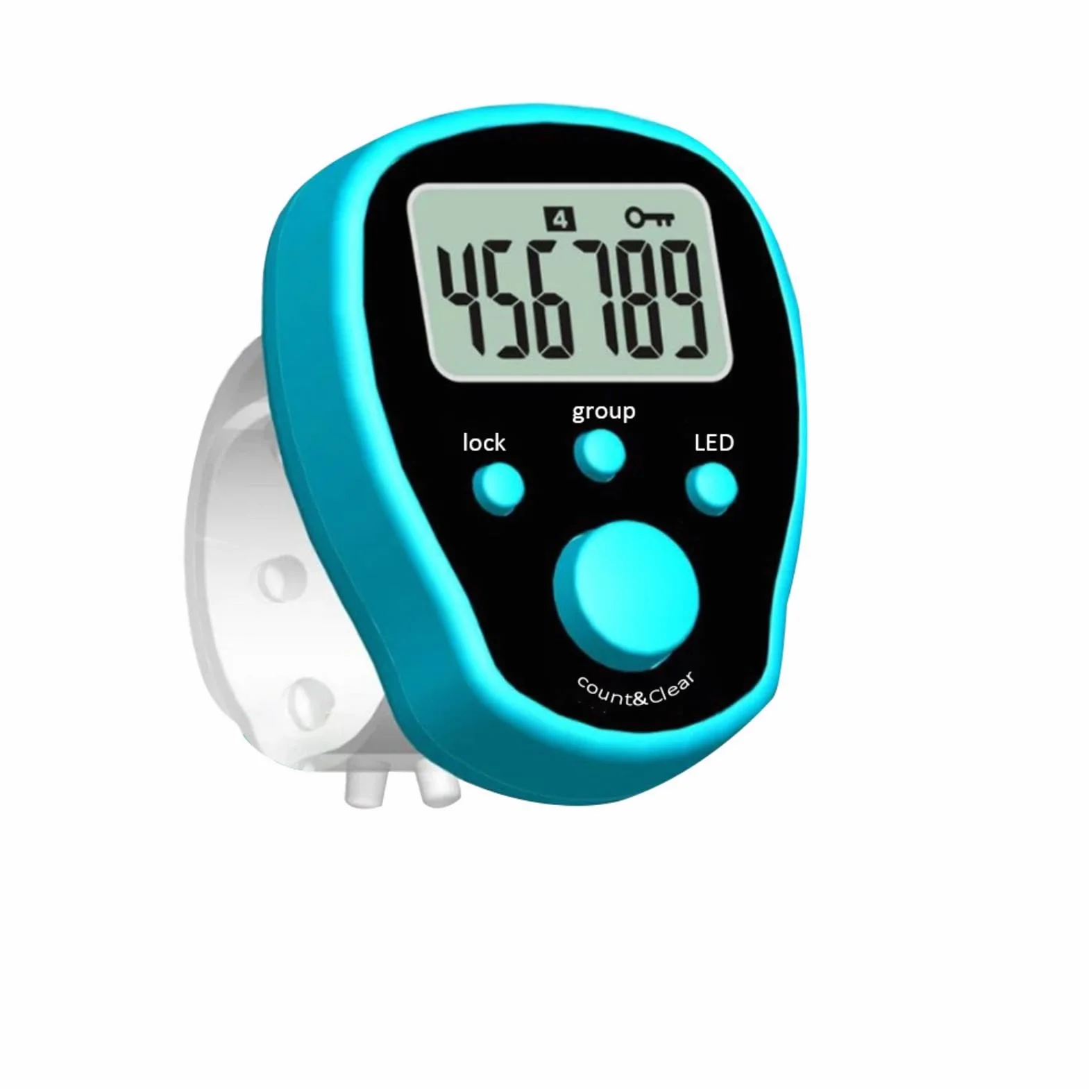 Contatore Digitale LED Portatile per Giri, Sportivo per Nuoto Corsa Ciclismo, Manuale Accurato per Fitness