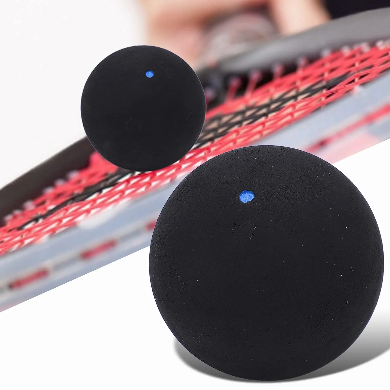37 mm Squash Ball in Gomma, Palla di Allenamento con Peso 25G per Competizione