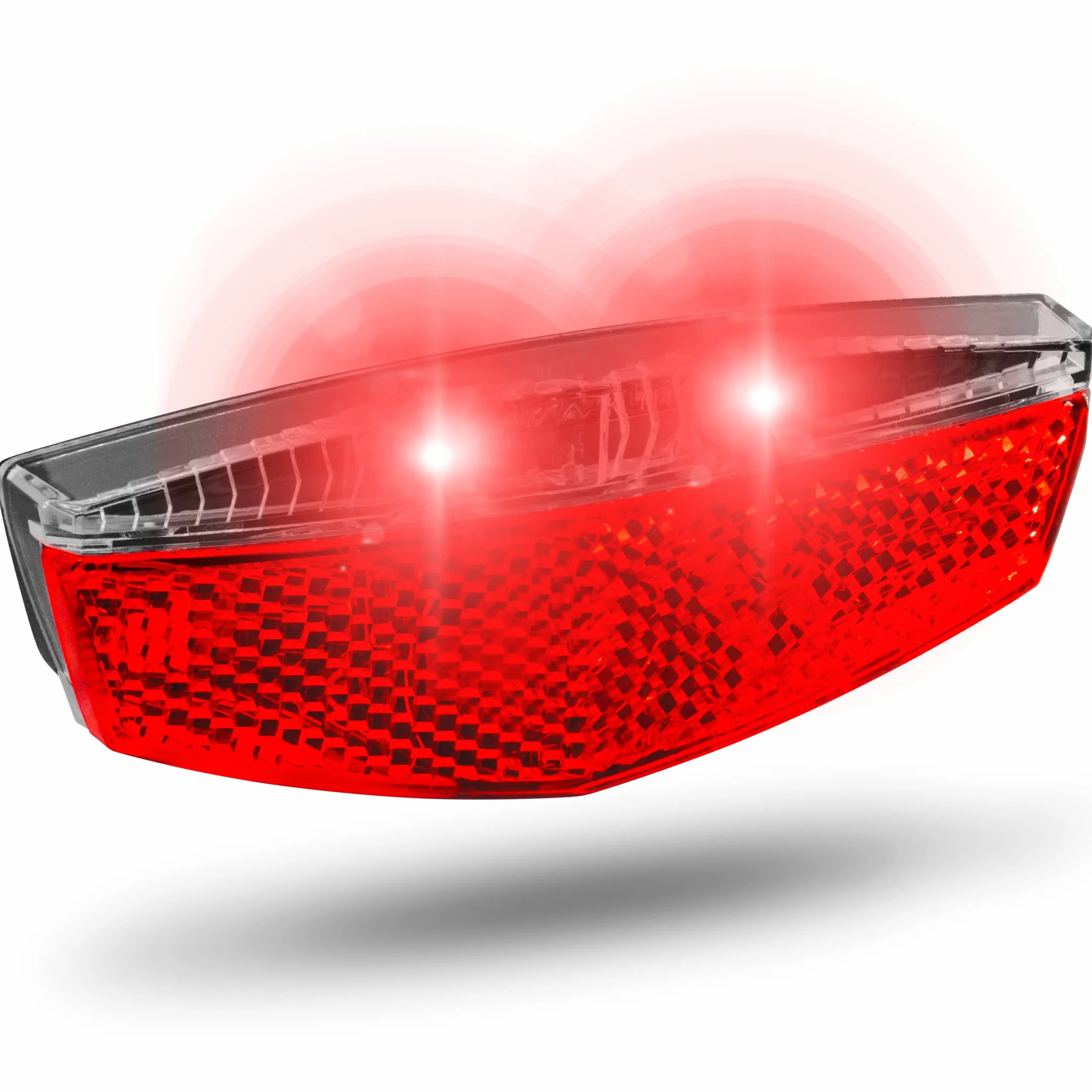 BÜCHEL Fanale posteriore per bicicletta a LED, omologato StVZO, portabagagli per fanale posteriore TIVOLI, fanale posteriore per bicicletta dinamo o e-bike I fanale posteriore per bicicletta dinamico, luce posteriore per bicicletta