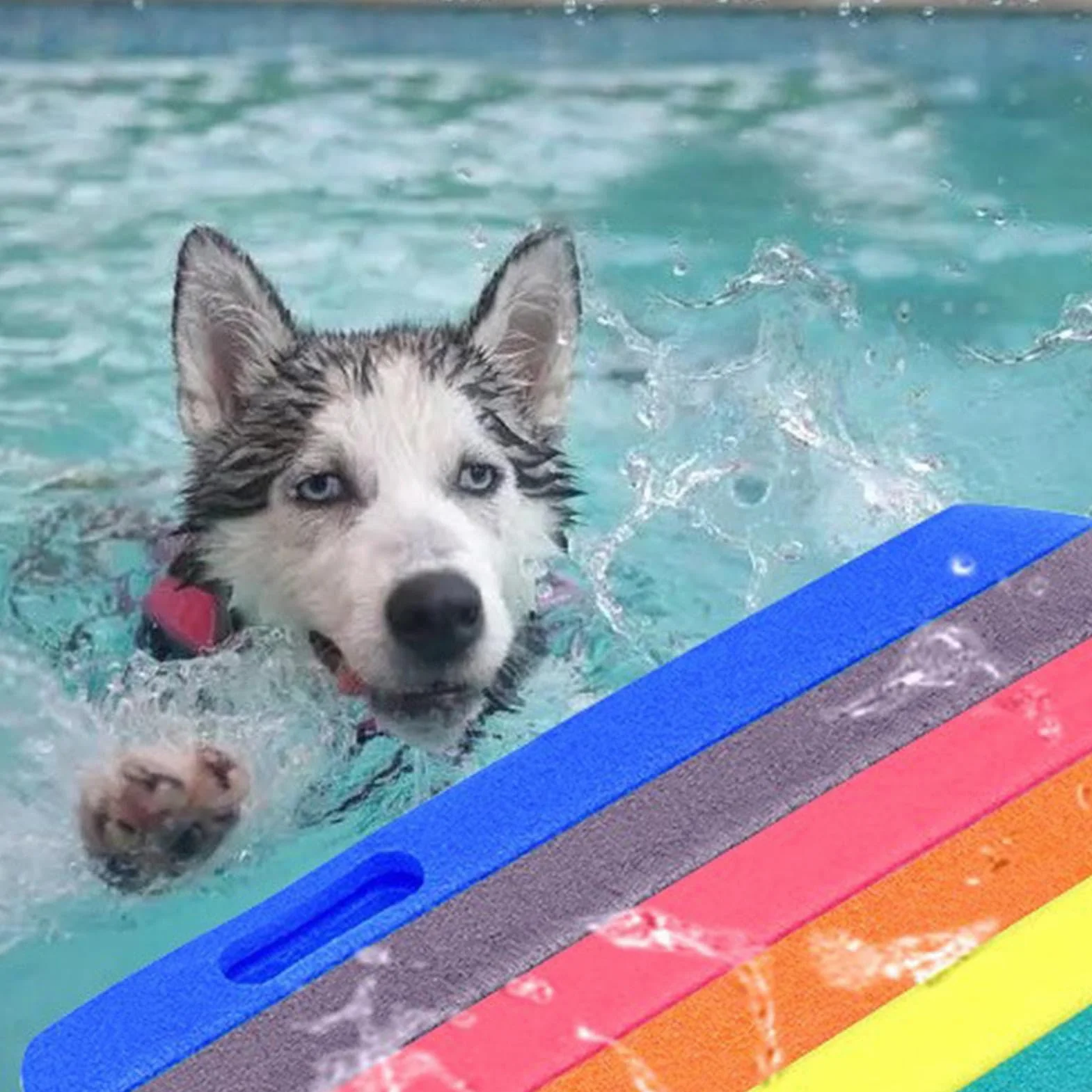 Tavoletta Da Nuoto Per Bambini E Adulti | Tavola Galleggiante In EPE Con Fori Per Le Mani Sicuri | Tavoletta Da Allenamento Per Il Nuot-o, Antiscivolo, Per Allenamenti In Acqua E Nuoto,