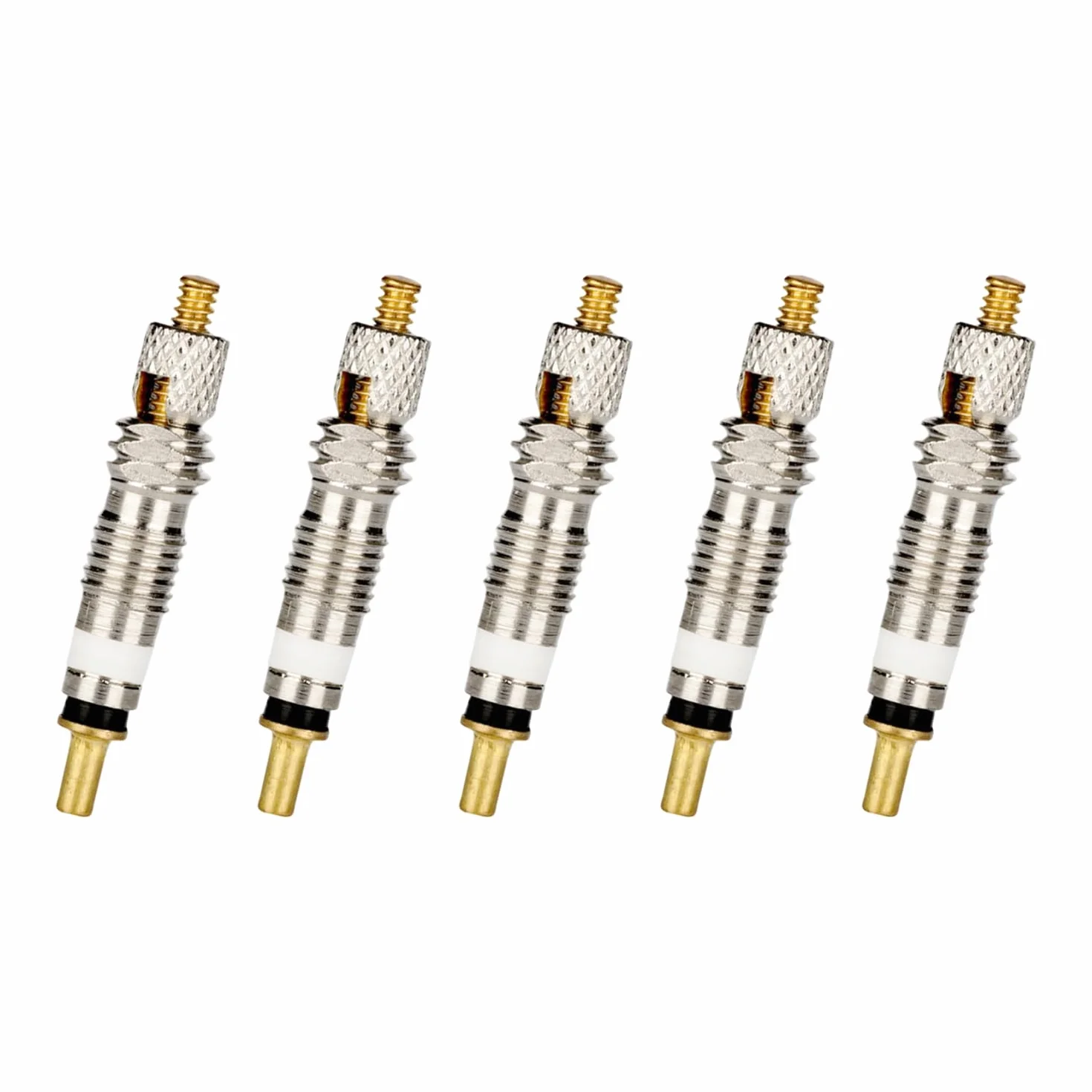 5 pezzi Valvole Presta Valvole Universale，Nucleo Valvola Pneumatico per Tubeless Road Bike Valvola della Bicicletta, Valvola Nucleo