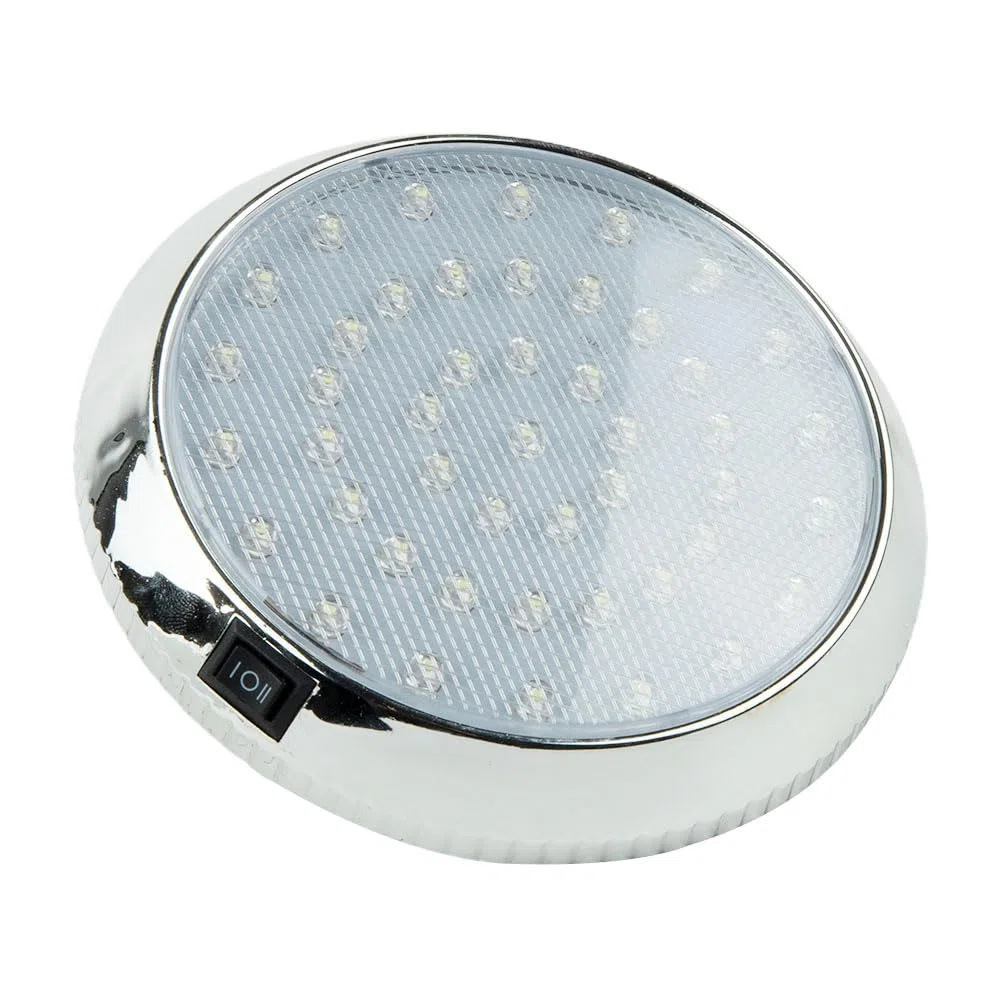 Luce Soffitto 12V 46 LED auto caravan interne ON/OFF - Luci per camper, roulotte, rimorchi, barche, veicoli marini