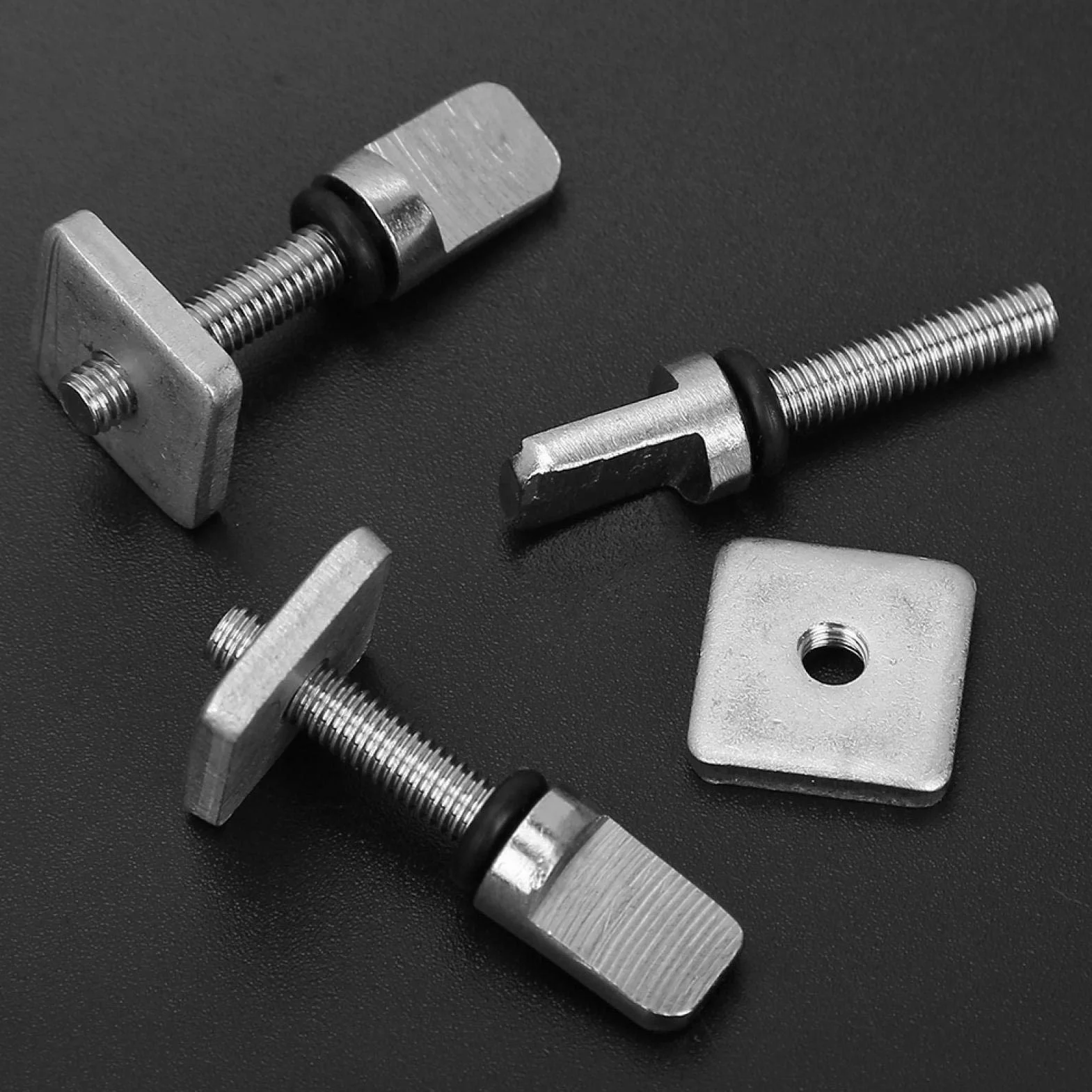 Viti per pinna di coda per tavola da surf in acciaio inox M4/M5 19mm 3 pezzi