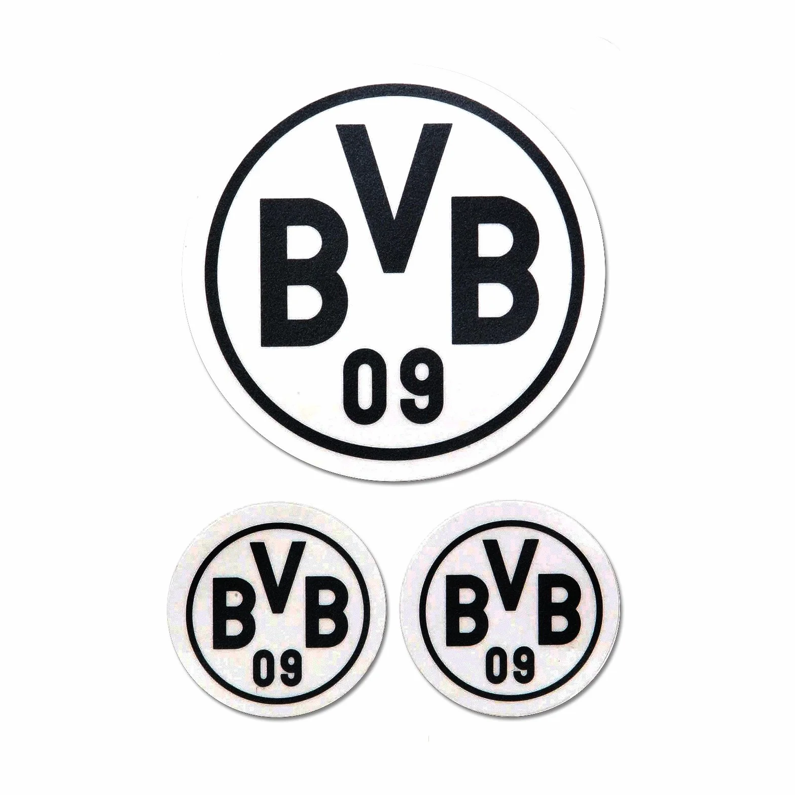 Borussia Dortmund BVB 09 Adesivo (Trasparente Nero,