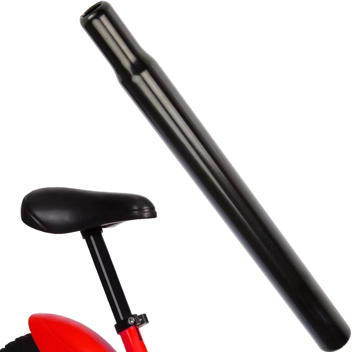 Aililong Reggisella per Bicicletta 27,2 x 300 mm a Candela Vario 27.2 Sella con Barra Mountain Bike Bici da Strada City - Robusta e Durevole