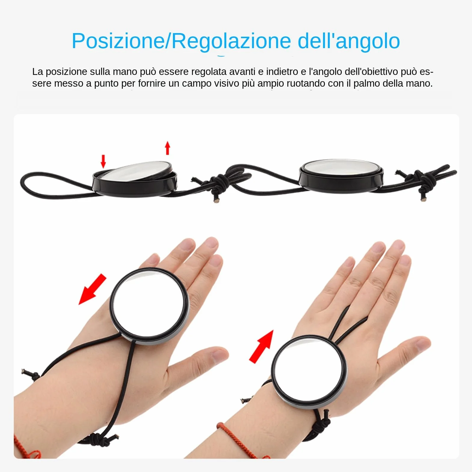 Specchio da Sub, Compatto Regolabile Portatile per Immersioni Sicurezza