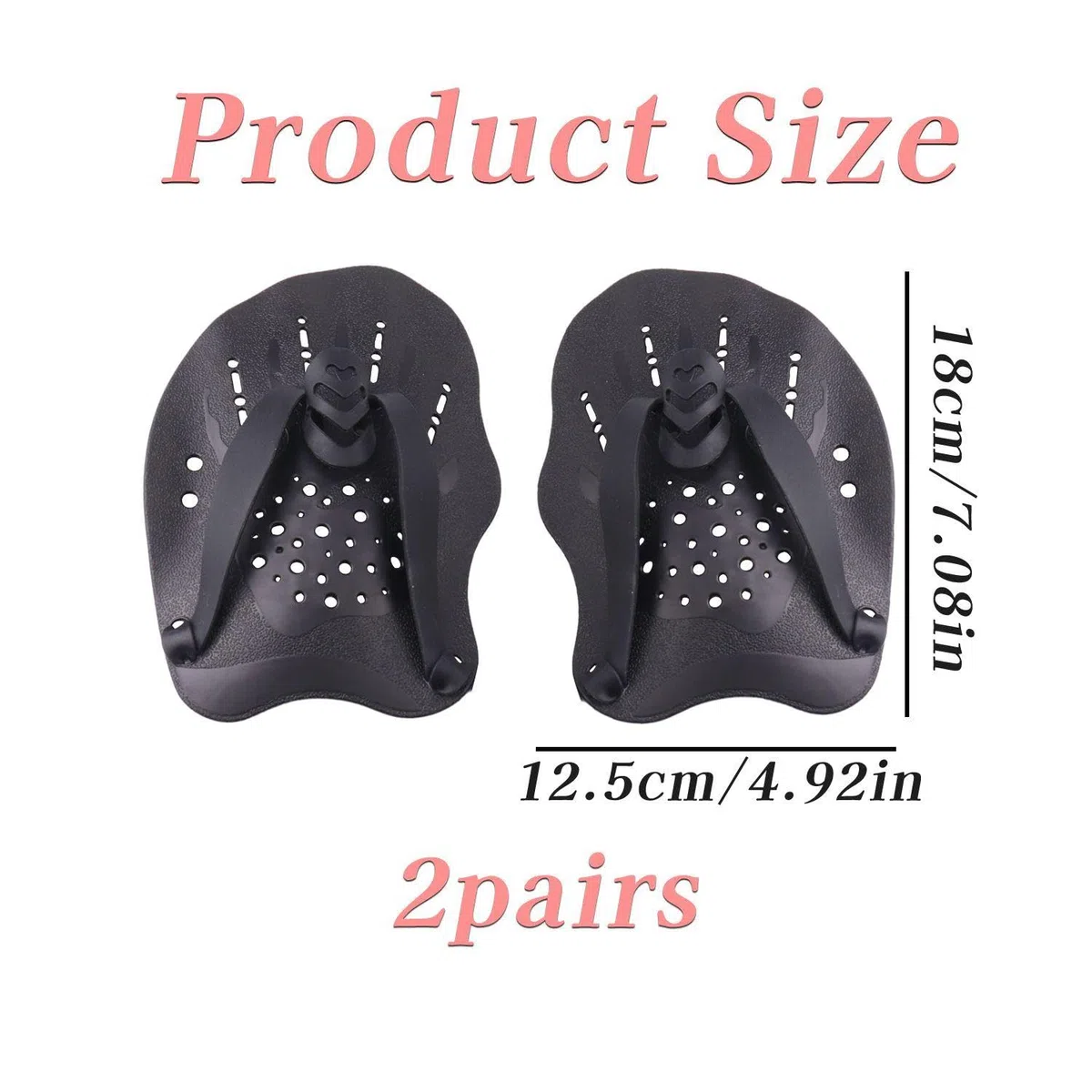 2 Paia Racchette da Nuoto, Racchette da Nuoto in Silicone, Racchette da Nuoto per Allenamento, Racchette da Nuoto per Surf, Racchette da Nuoto Regolabili, Ausili per Il Nuoto con Pinne