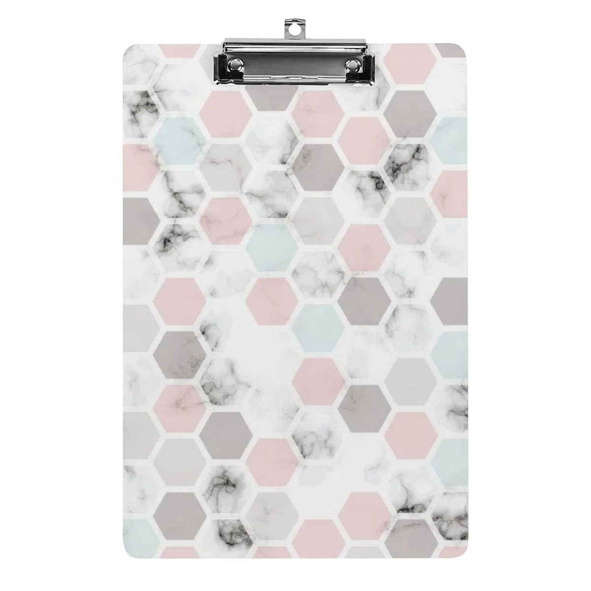 Marmo formato A4 Appunti Divertente Estetica Lavoro Studio Lettera Standard Clip Board 1 × 8.5 pollici Pannello rigido per Scuola Aula Bambini Scrivere Disegno