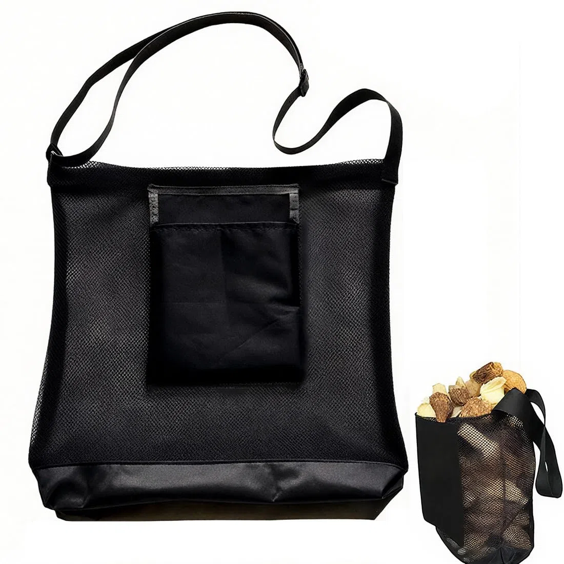 Borsa per la Caccia Ai Funghi,Borsa per la Raccolta della Frutta, Per La Raccolta Della Frutta Borsa Per La Raccolta Con Custodia In Rete Di Grande Capacità Tracolla Regolabile