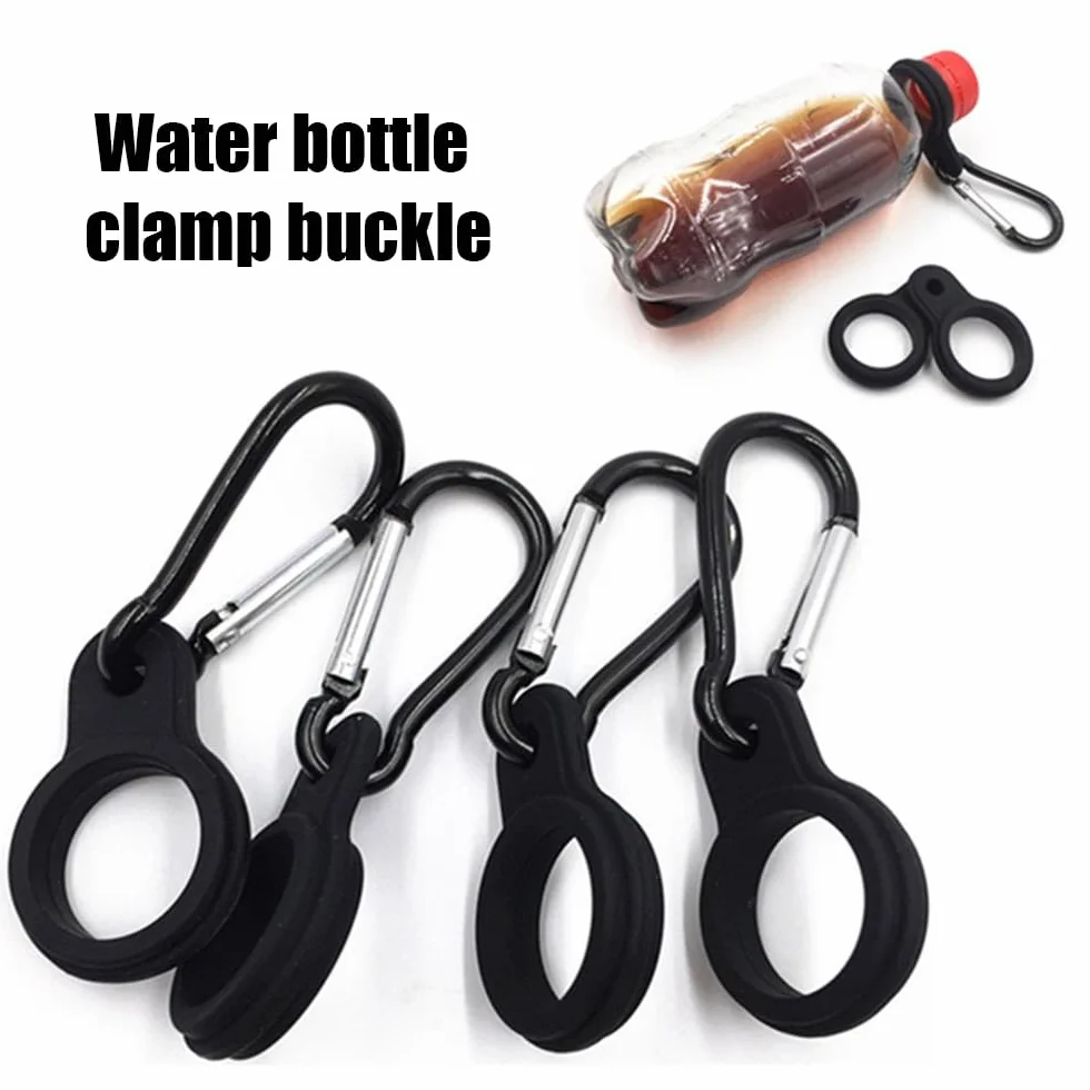 Clip Porta Bottiglia d'Acqua con Clip per Cintura Portabottiglie da Esterno 5 Pezzi