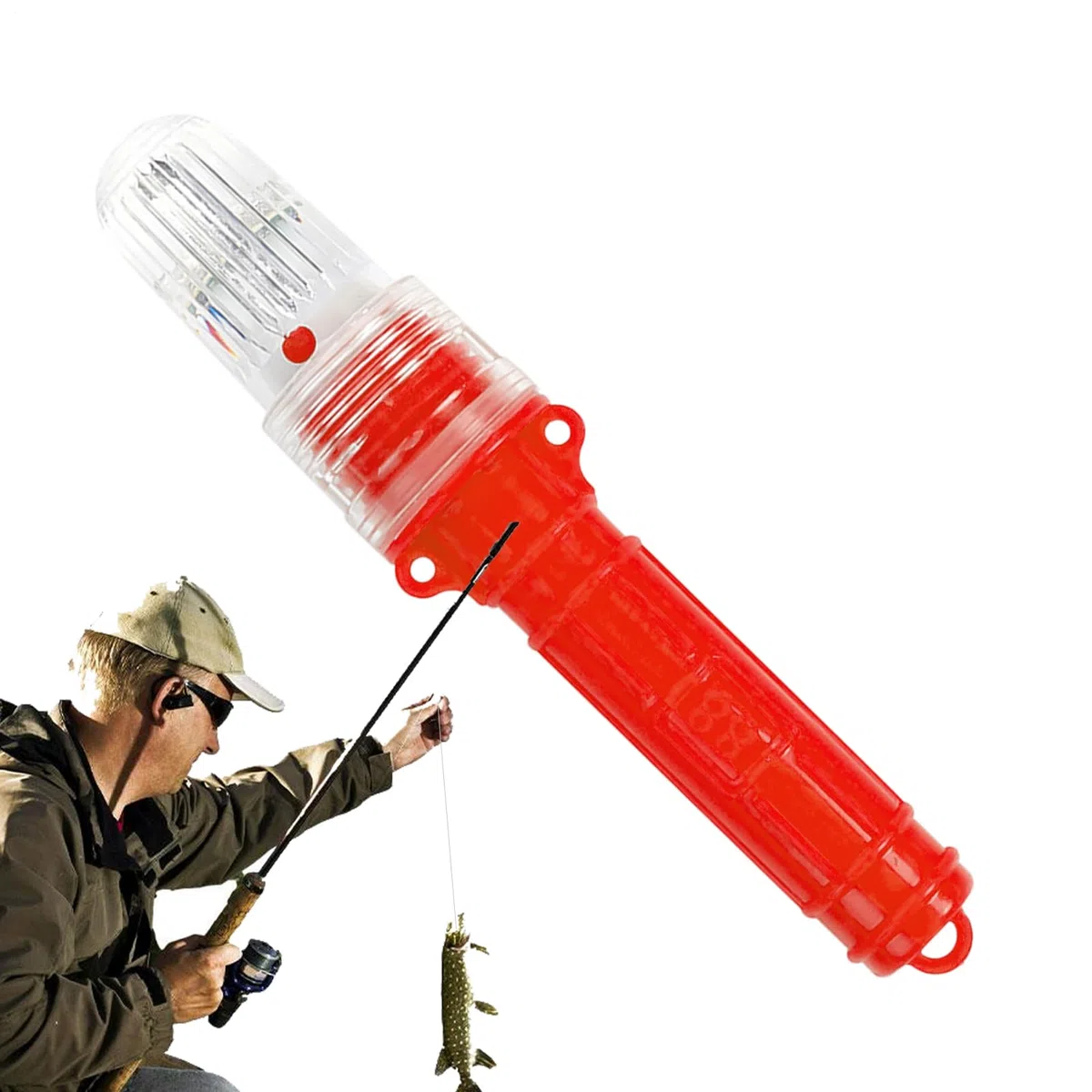 Fuoco Stroboscopico LED - Lampada di segnalazione per boa di posizione, lampada lampeggiante di avvertimento per reti da pesca e illuminazione di posizionamento marittimo