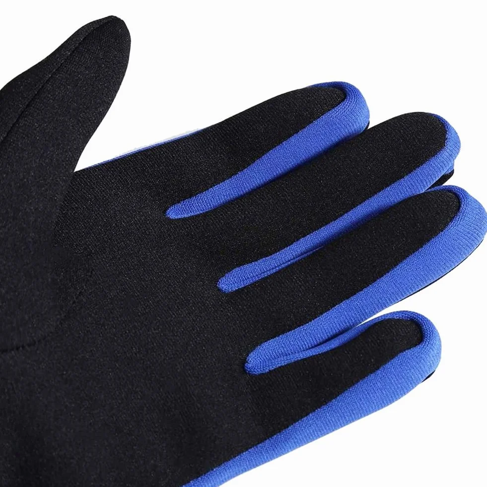 Guanti da muta da 3 mm, in neoprene, antiscivolo, termici, con cinturino da polso regolabile, per uomini, donne, adolescenti, immersioni, snorkeling, kayak, nuoto, surf, pagaia, vela, pesca, sport
