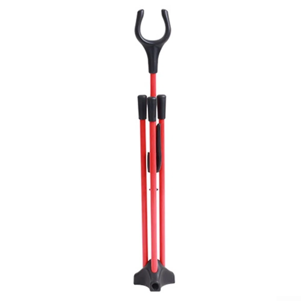 Supporto per arco pieghevole, design stabile per archi ricurvi e lunghi, leggero per un facile utilizzo (blu)