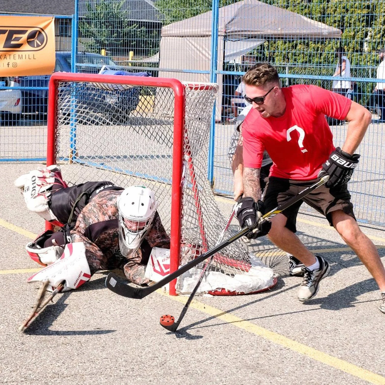 Hockey su Pista da Strada, Disco da Hockey su Ghiaccio Riutilizzabile, Allenamento di Hockey su Ghiaccio, Hockeys in Linea E Street, Puck da Hockeys per Pavimento, Rullo, Allenamento