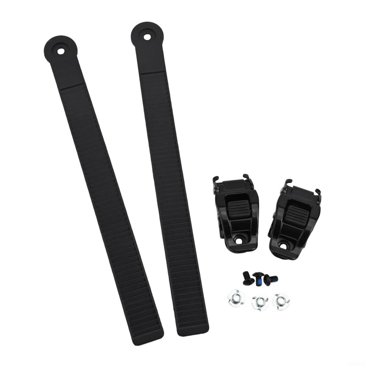 2 cinghie di ricambio per snowboard con 2 fibbie con viti per un maggiore supporto per snowboard e pattini a rotelle, ideali per gli appassionati di snowboard (225 x 20 mm)