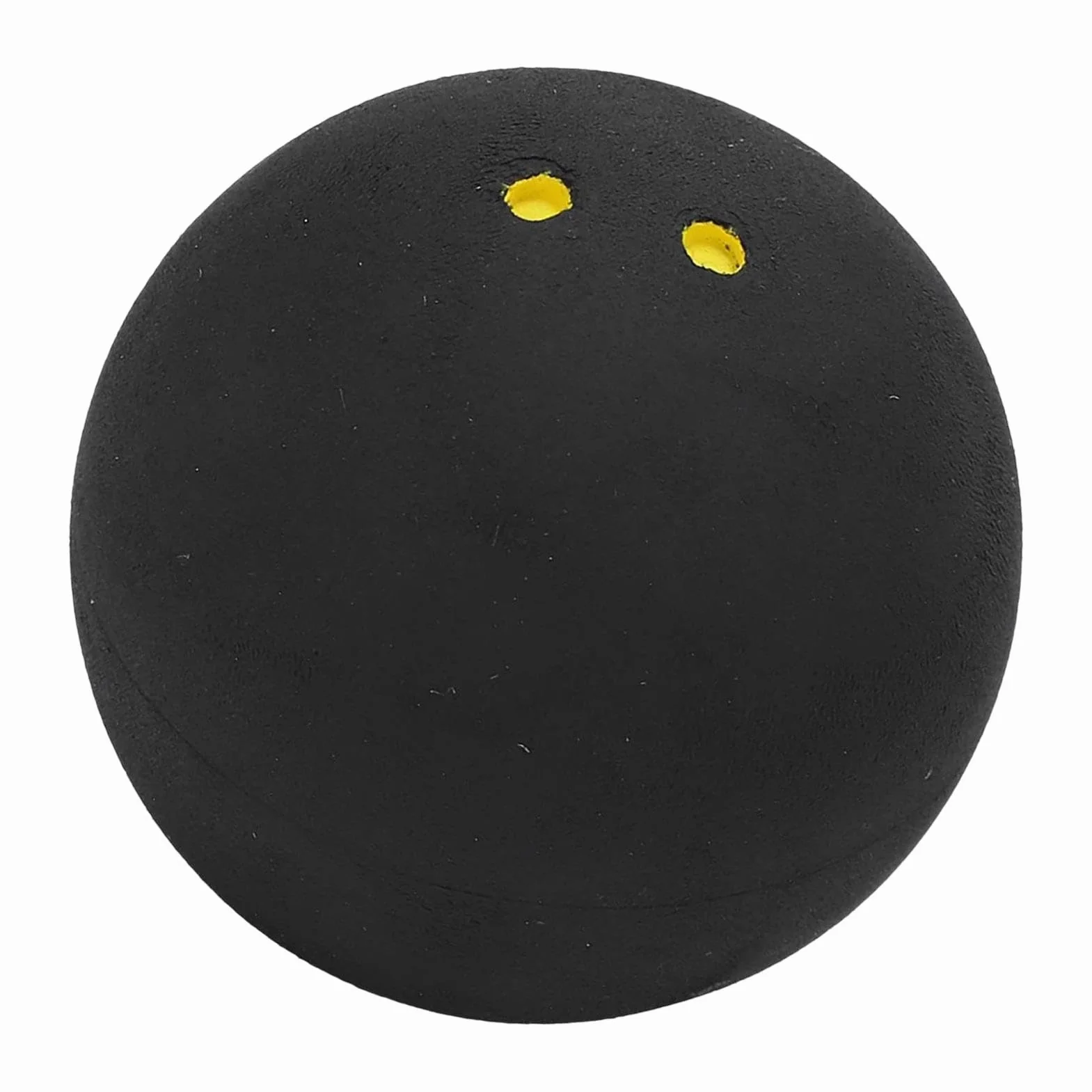 Palline da squash doppio punto giallo 38 mm gomma