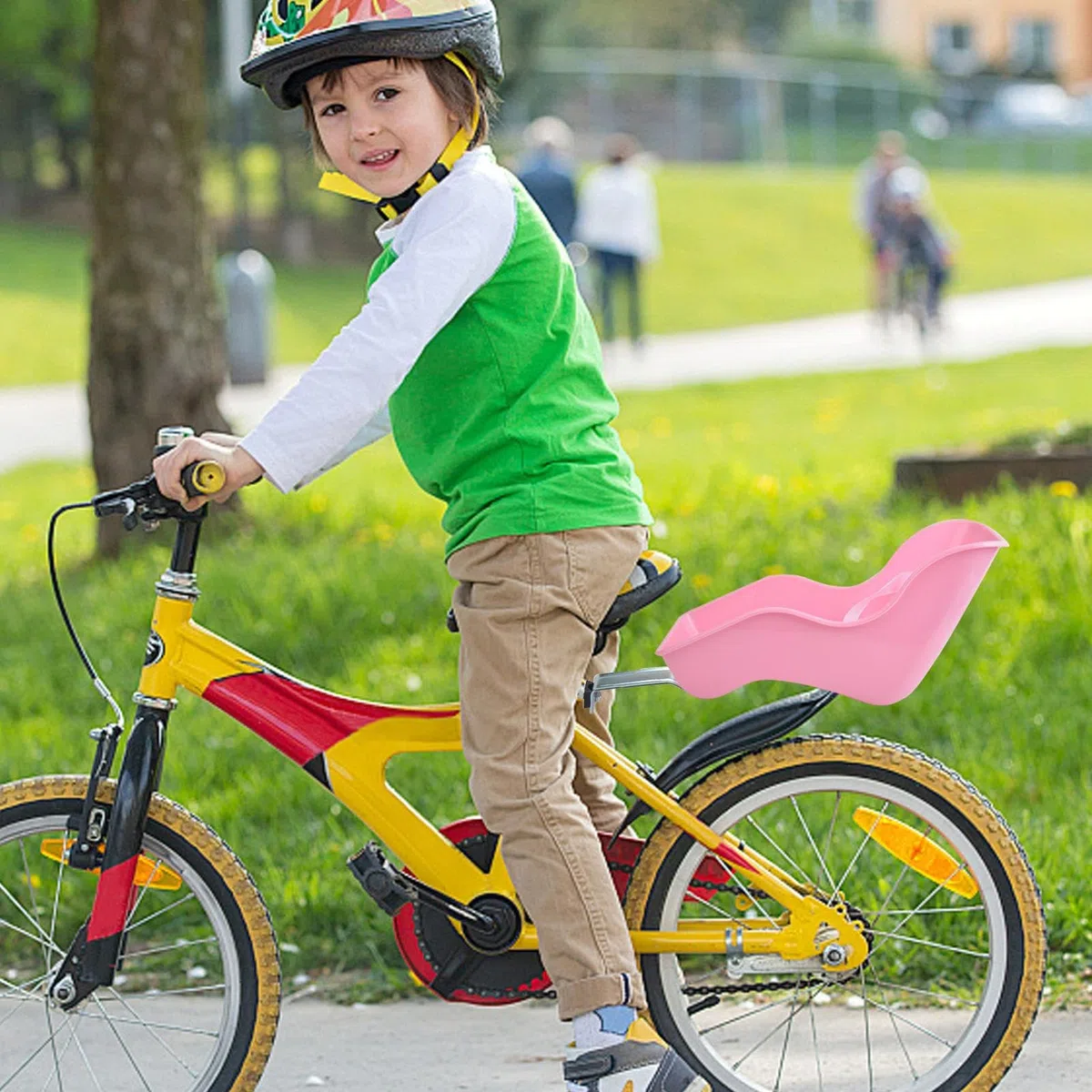 Sedile In Bicicletta Per Bambole Per Bambini - Sedile In Bicicletta, Vettore Di Sedili Ciclistici Per Bambola | Cambiatore Di Sedili Ciclistica Bambola Rosa Bambola La Maggior Parte Del Cicl