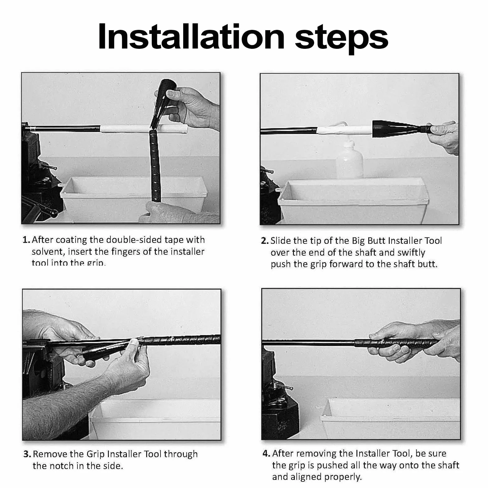 Golf Club Grip Installer Remover Tool – Reusable Shaft Puller, Golf Club Repair Accessories