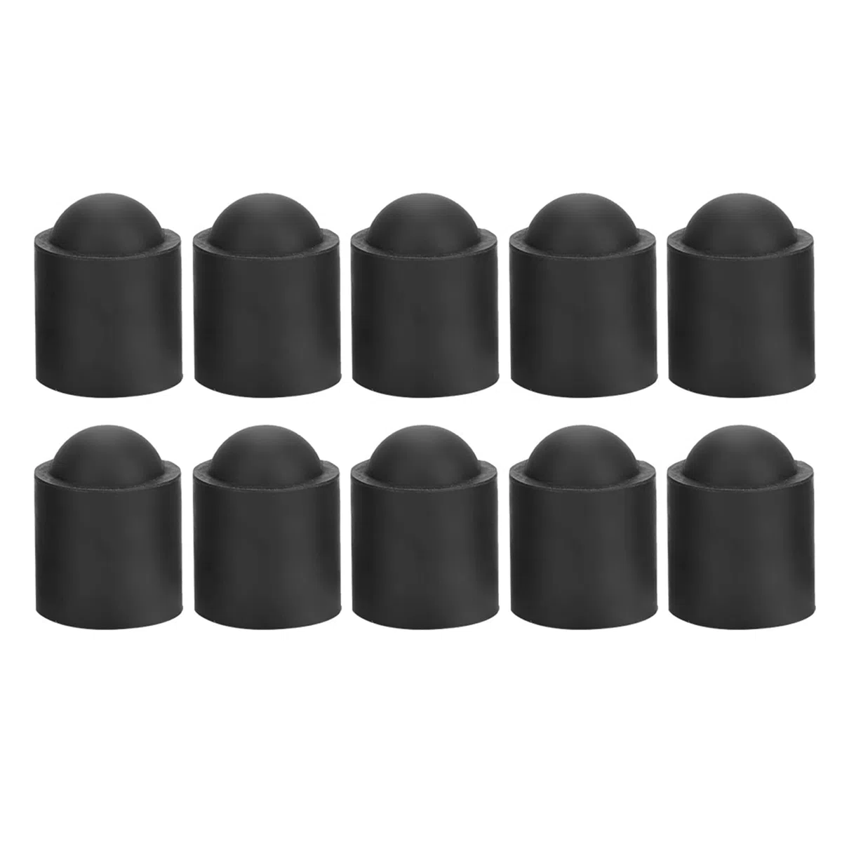 Dilwe 10pcs Tappo per Stecca da Biliardo, Copertura in Gomma Stecche da Biliardo Cappello di Protezione per Stecche da Biliardo Accessori per Biliardo da Biliardo