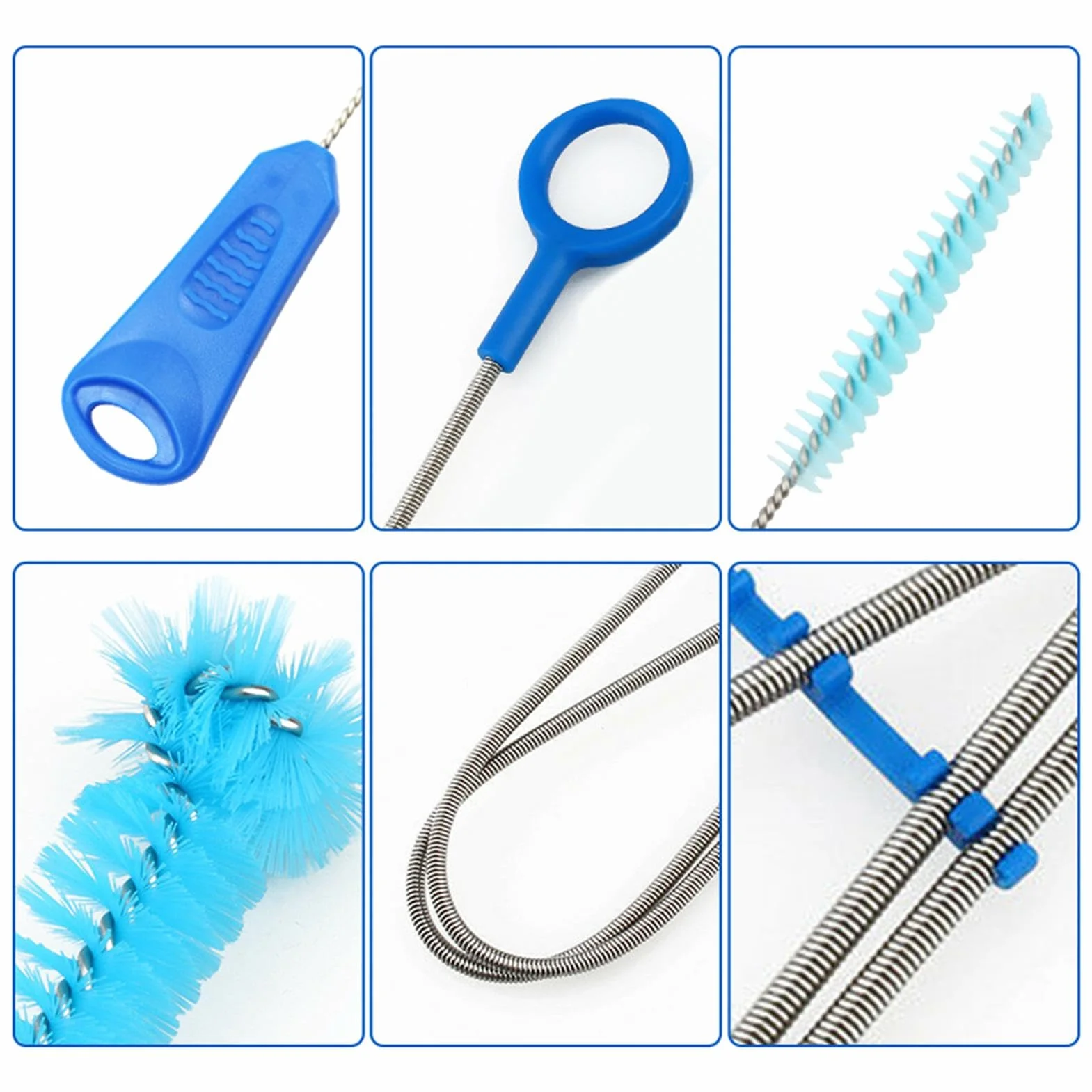 Kit di pulizia per sacca idrica universale 4 in 1, spazzole per tubo vescica