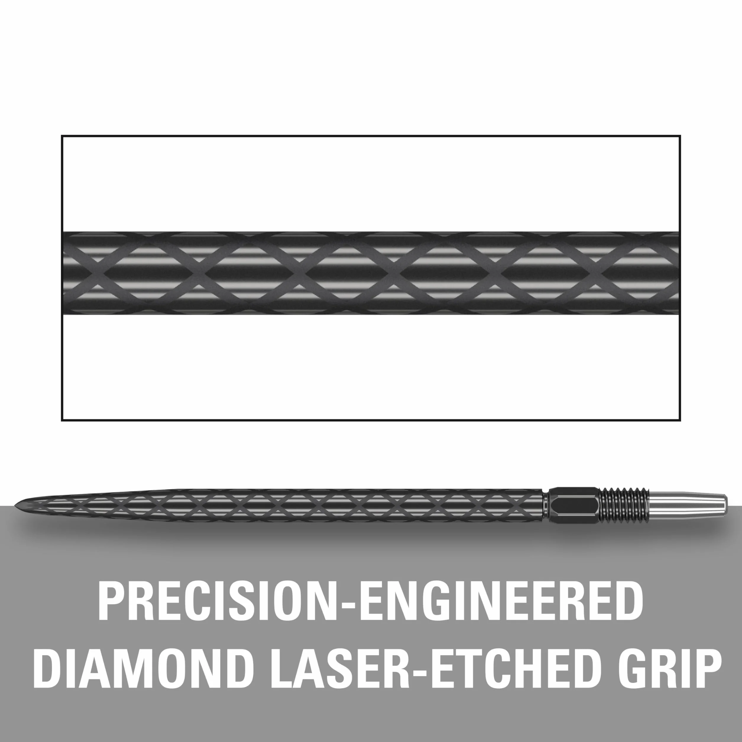 Target Darts Swiss Points, Punte per Freccette Diamond PRO Swiss Point (Set di 3 Punte) Cambio di Punte per Freccette, Accessori per Freccette Professionali