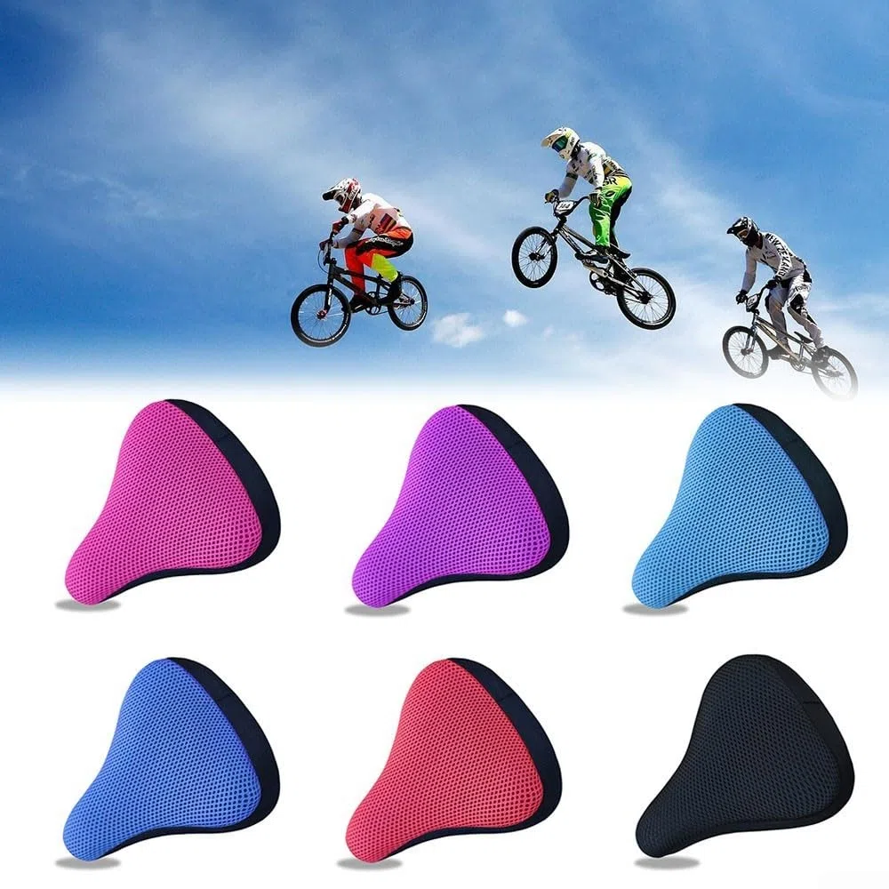 Coprisella per bicicletta spesso e traspirante, per un'esperienza di comfort durante ogni corsa (blu scuro)