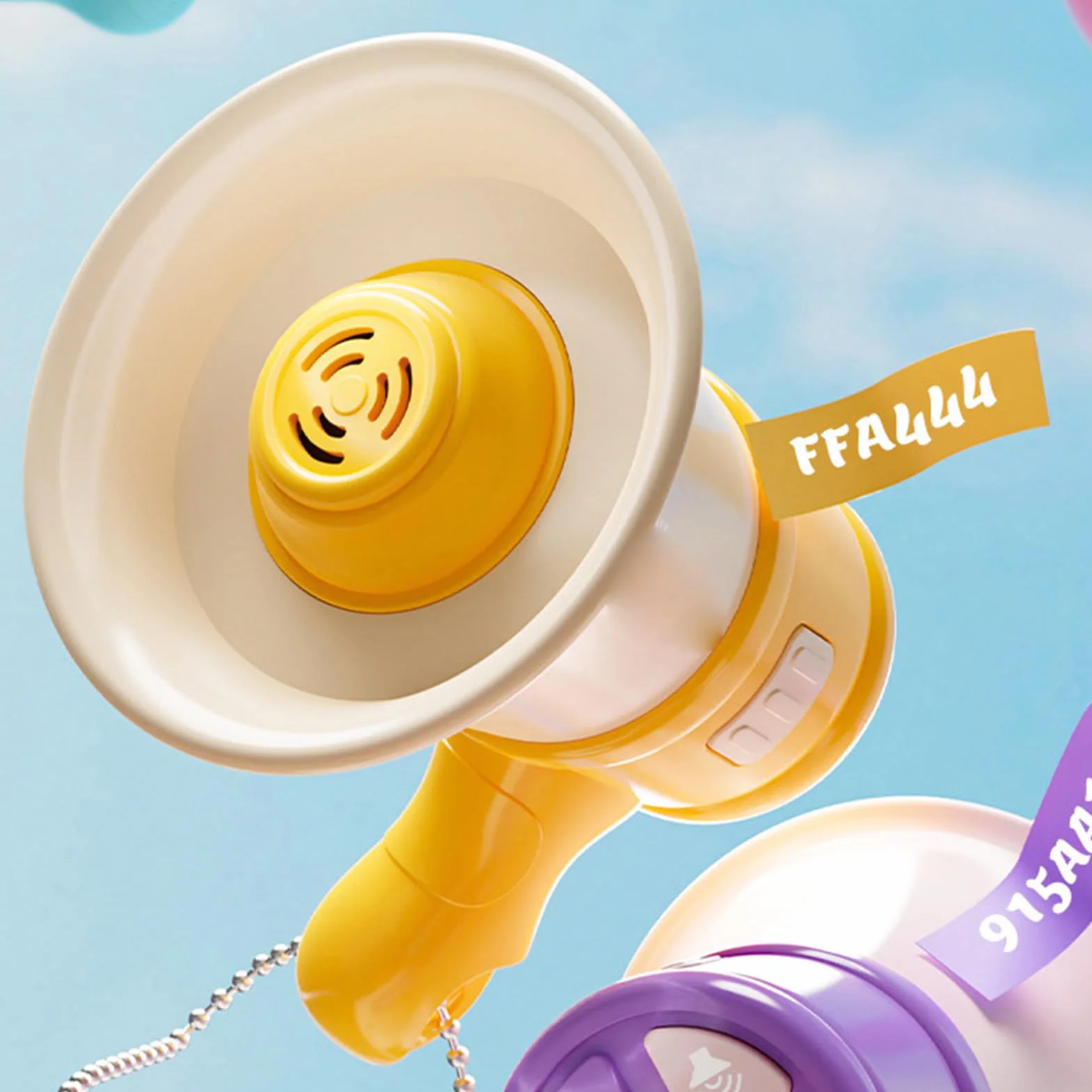 Topiky Mini Megafono Giocattolo Cambia Voce Amplificatore Portatile Registrazione Musicale Altoparlante Sirena