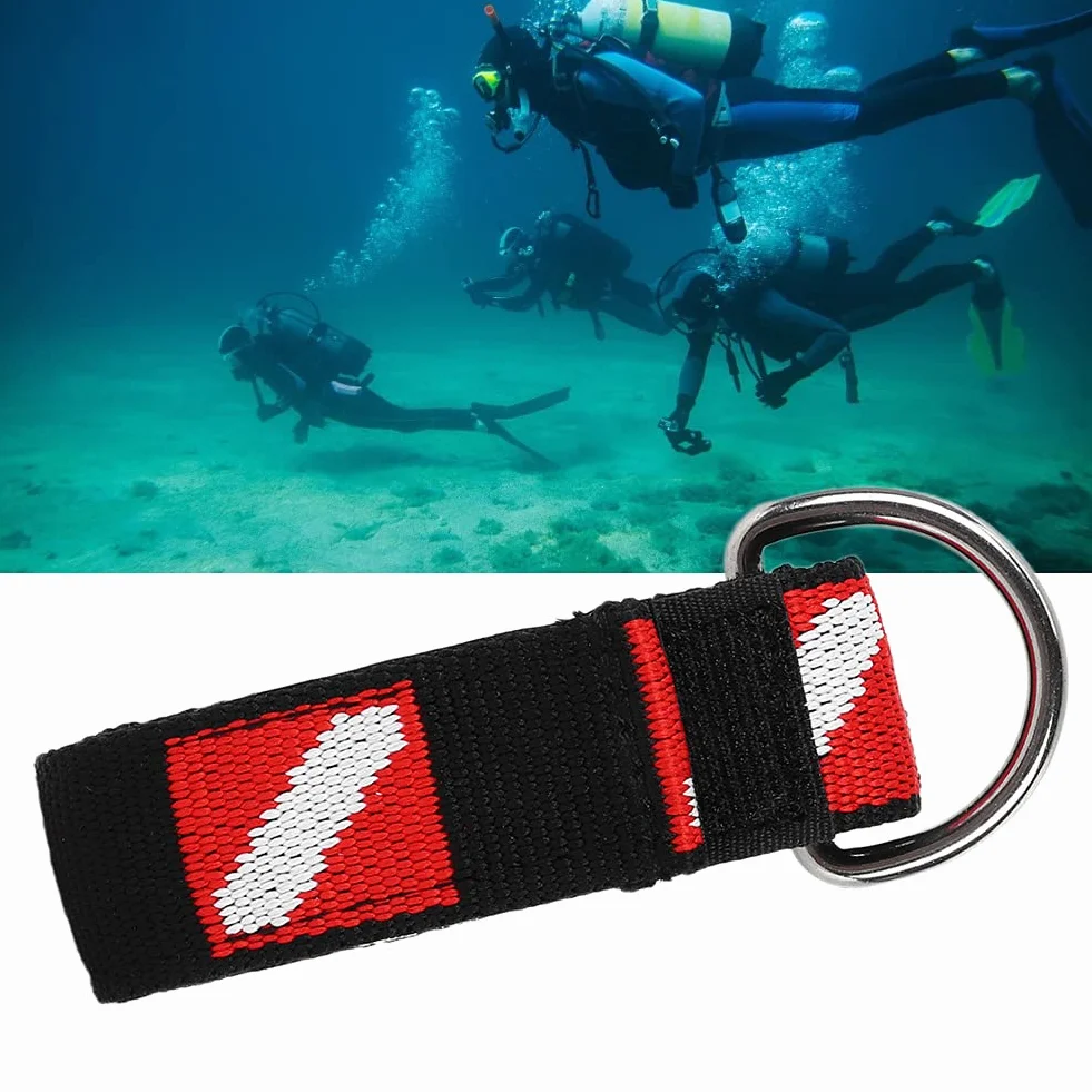 Fascia da Polso per Immersione, Materiale Sicuro in Poliestere per Fotografia Subacquea, Nuoto, Corda per Appendere Cinturino da Polso da 13 Pollici per Accessorio per Attrezzatura Subacquea