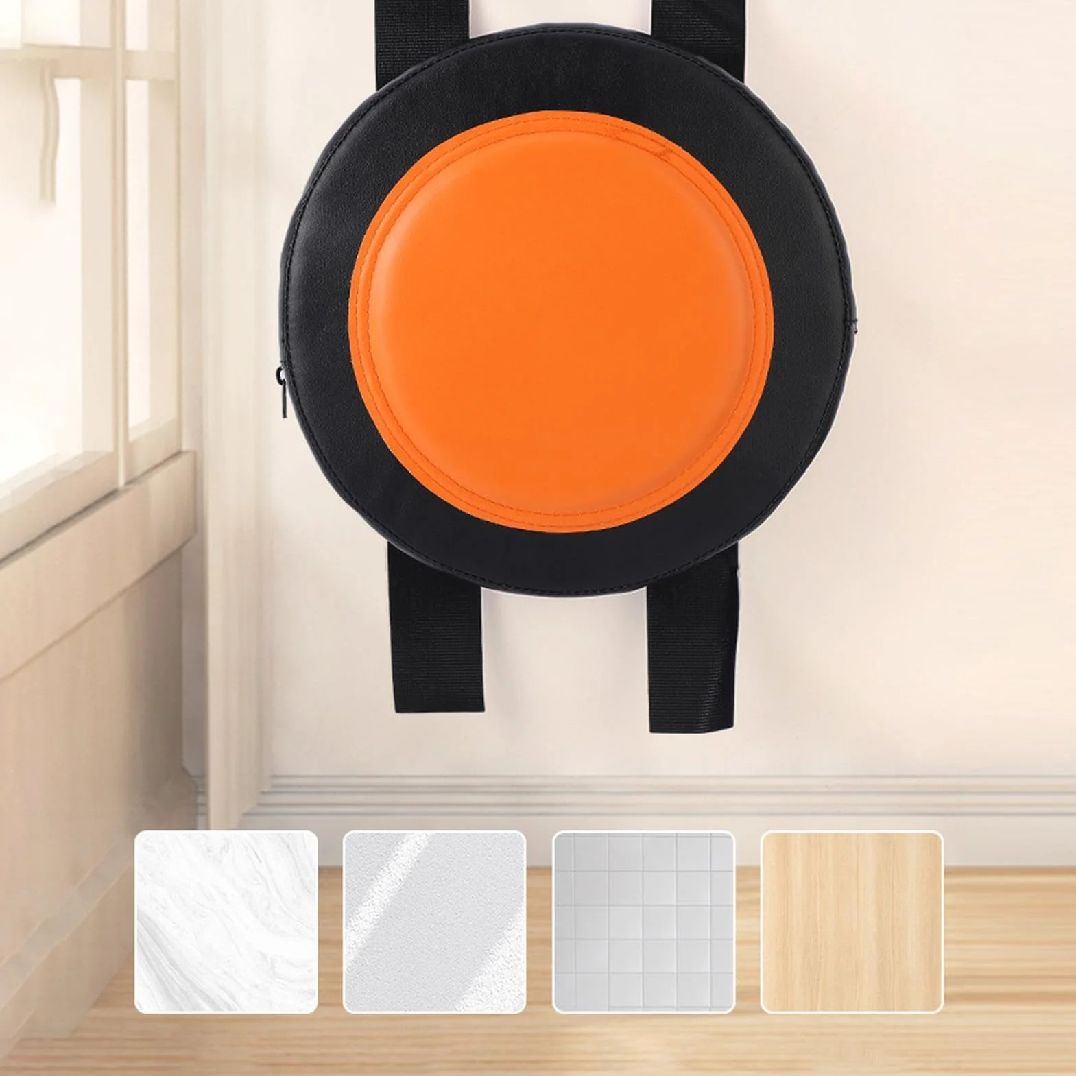 Punzonatura da parete | Wall Target Punch PU Leather Wall Fighting Pad - Attrezzatura per il fitness regolabile in altezza per arti marziali, Taekwondo