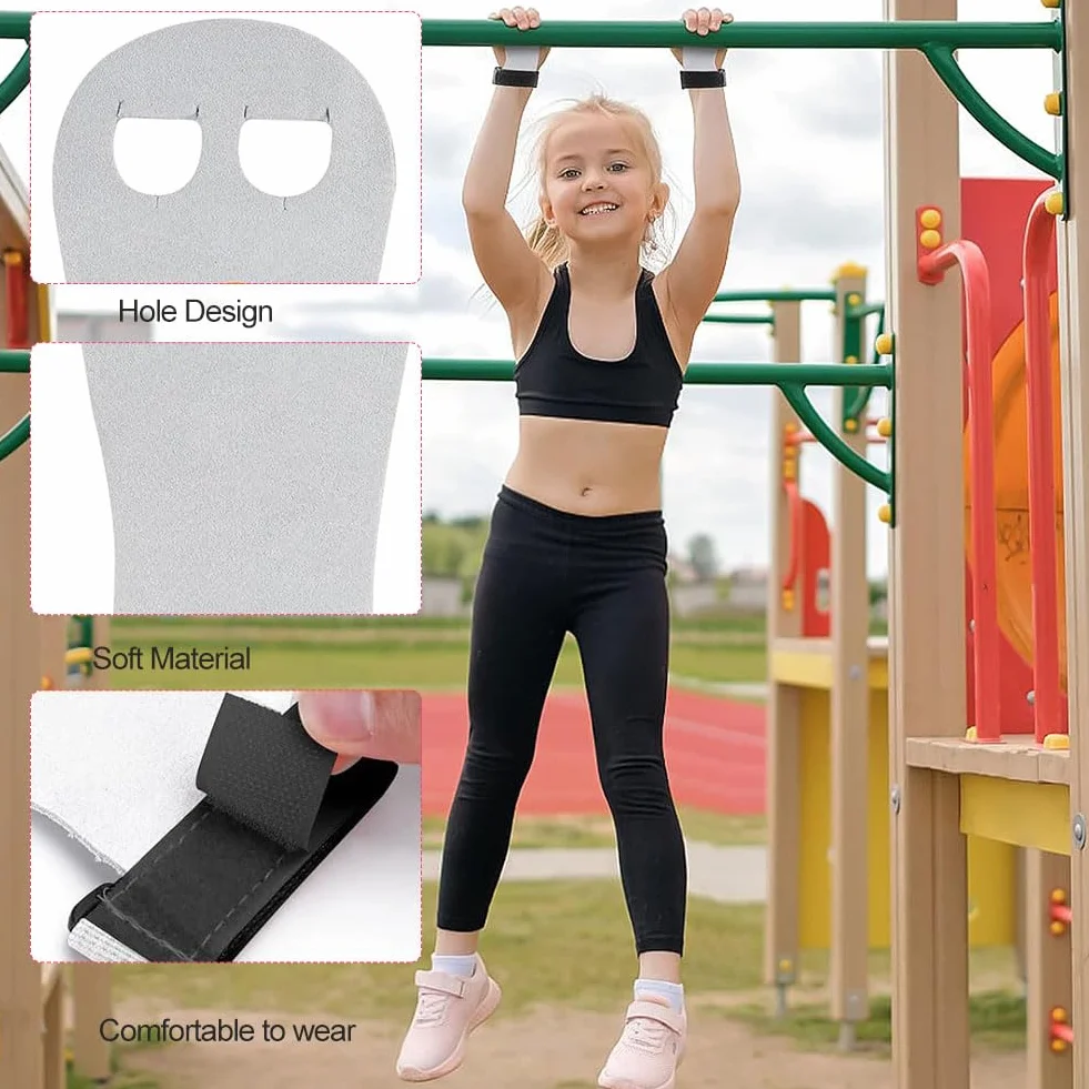 KARELLS Guanti Paracalli da Ginnastica, Set di Polsini e Manopole per Ginnastica Artistica Bambini